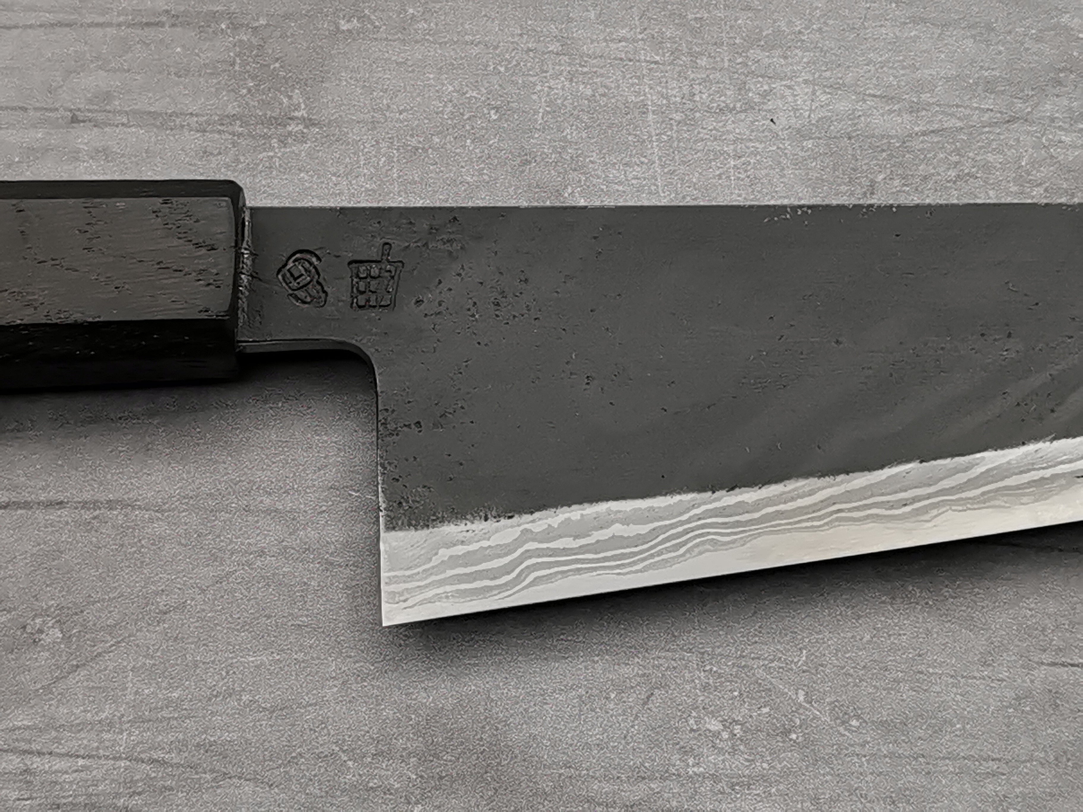 Simon Maillet 135Cr3 Suminagashi Gyuto 212mm