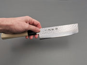 Sakai Takayuki 45 layer Damascus Nakiri - Cutting Edge Knives