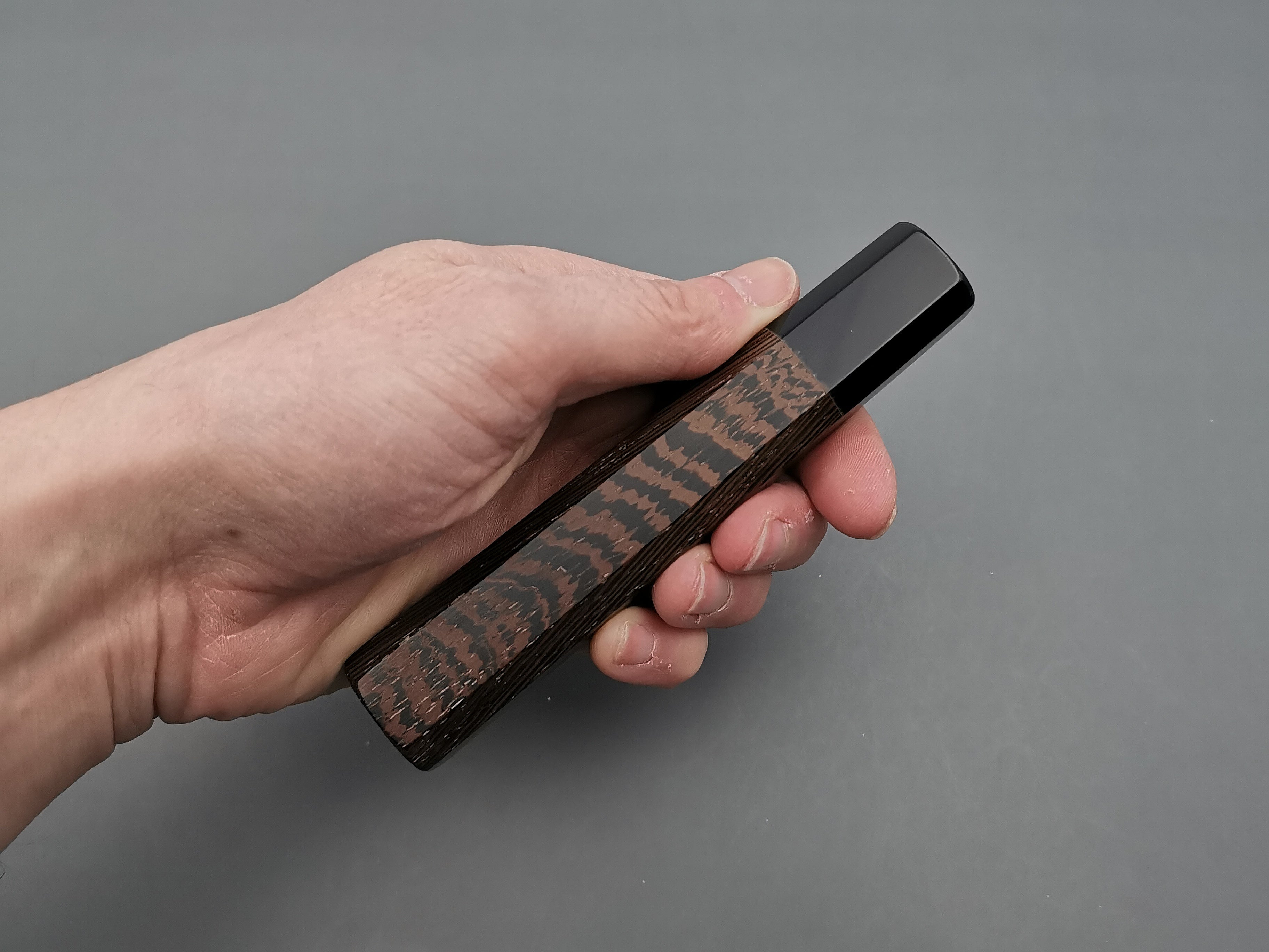 Octagonal Wenge handle