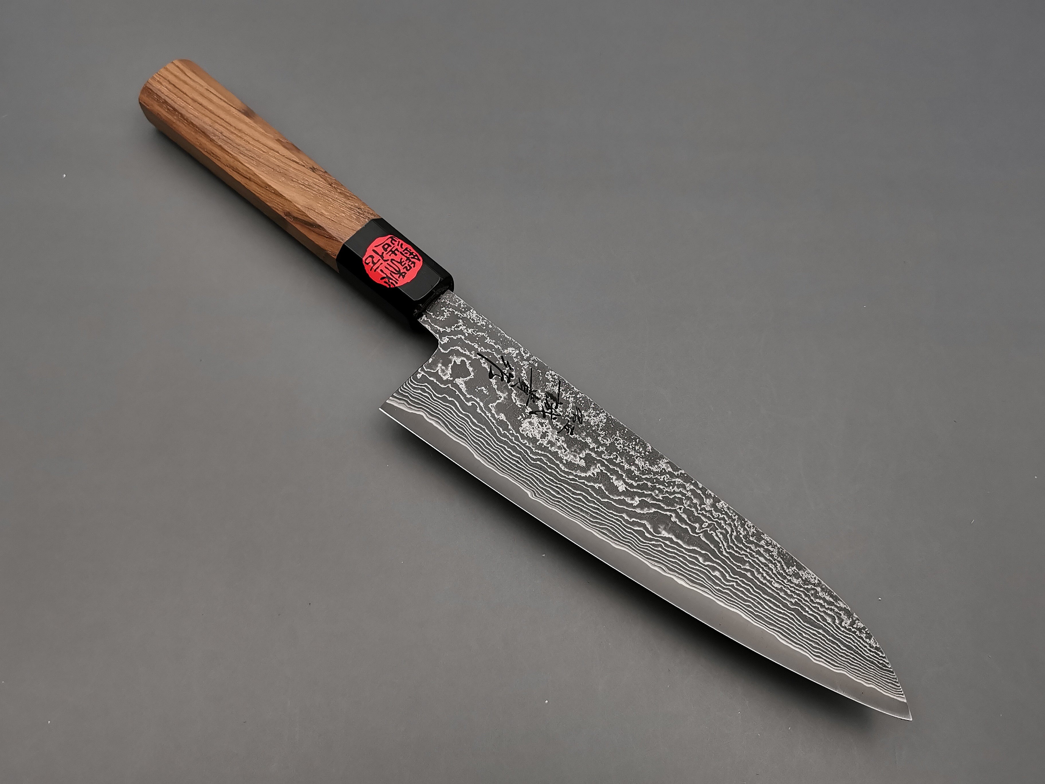 Shigeki Tanaka R2 Damascus Gyuto 180mm