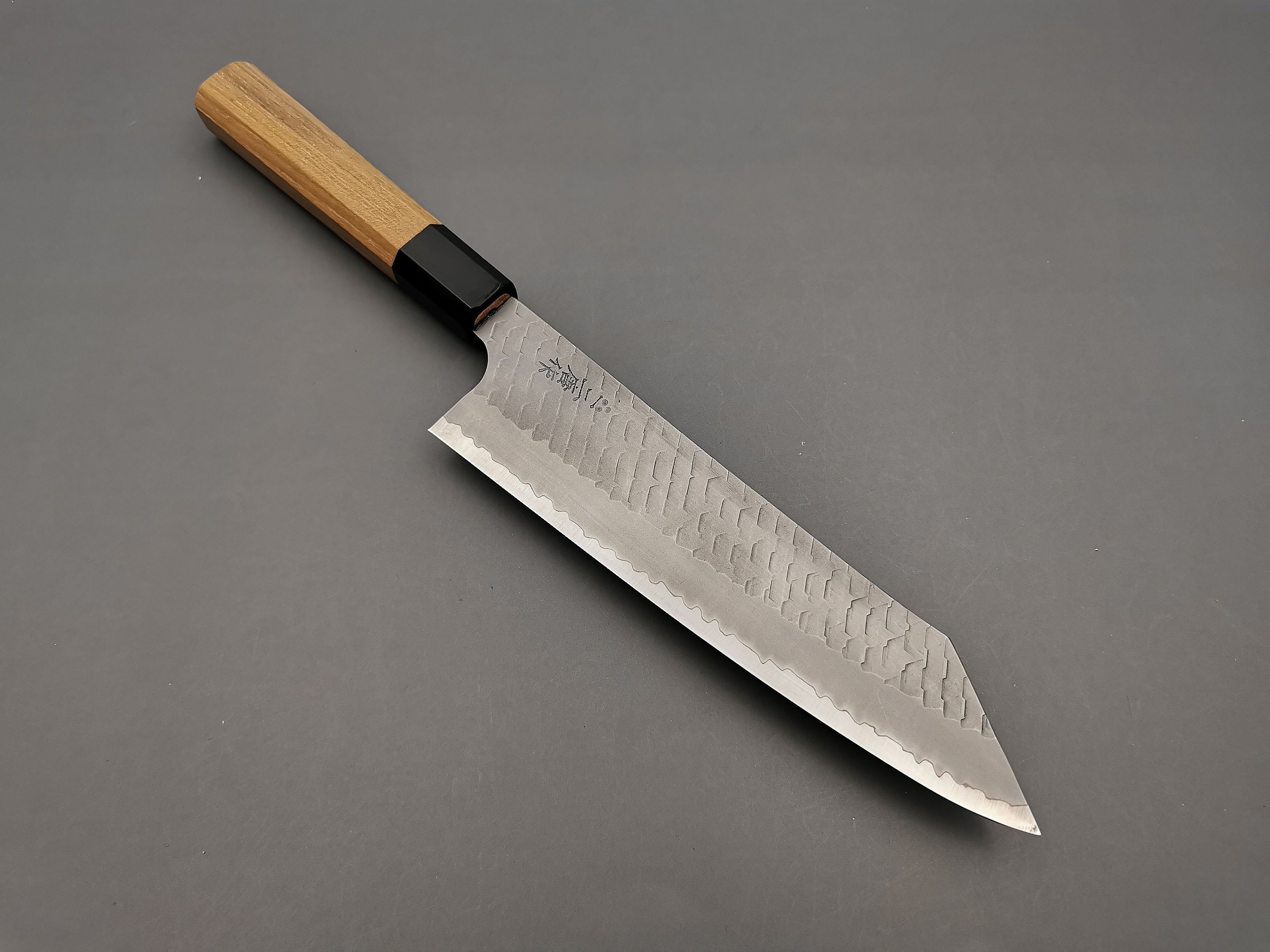 Nigara Hamono SG2 Matt Migaki Tsuchime Kiritsuke Gyuto 210mm