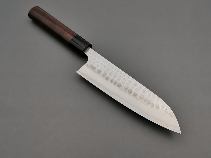 Anryu Knives Aogami Tsuchime Tagged "santokuknives" Cutting Edge