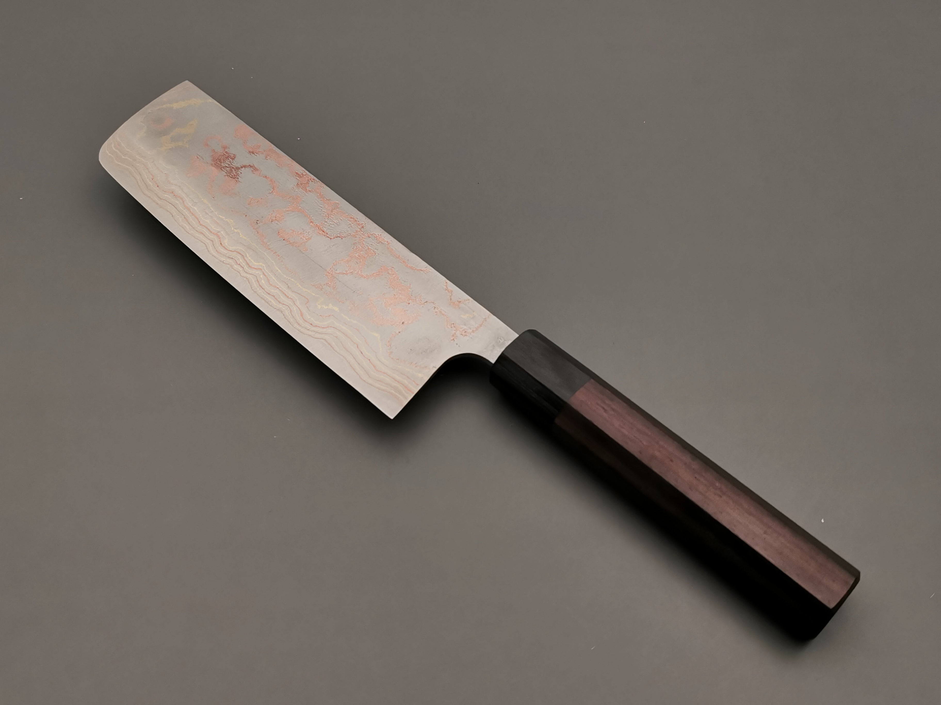 Takeshi Saji Rainbow Damascus Nakiri