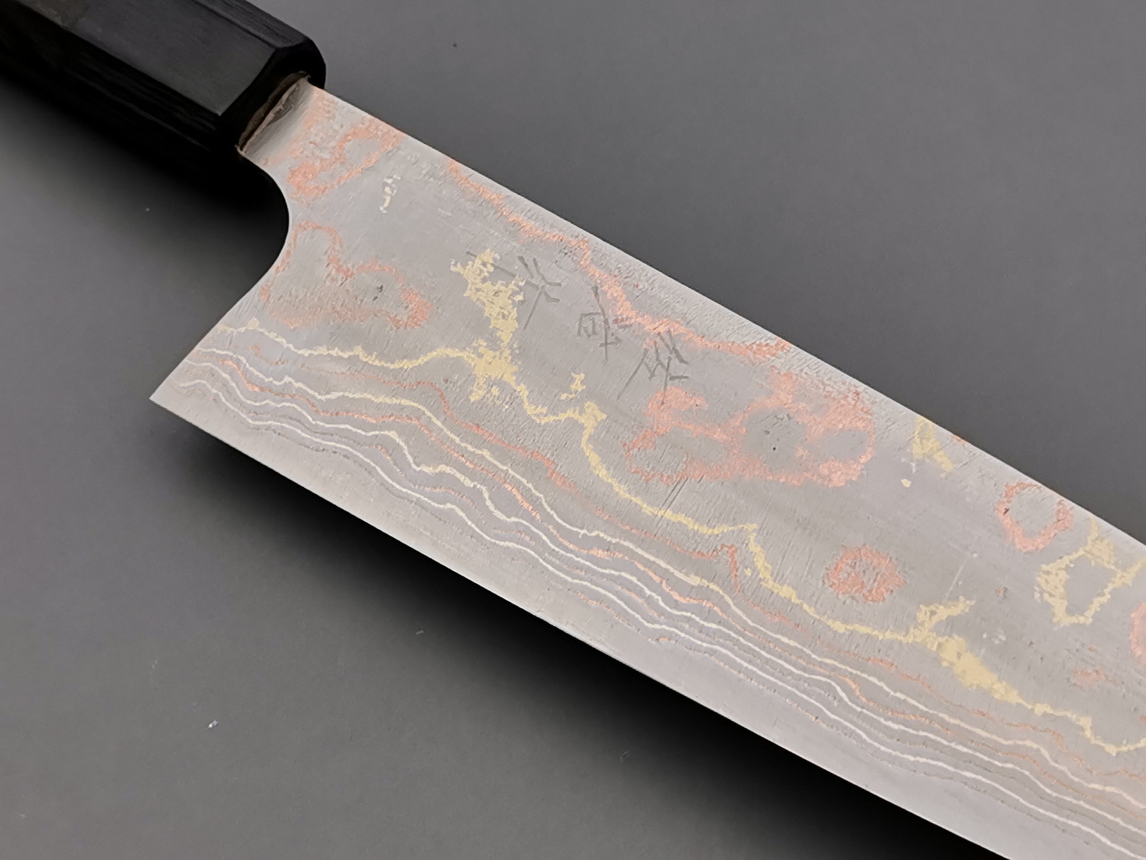 Takeshi Saji Rainbow Damascus Gyuto 210mm