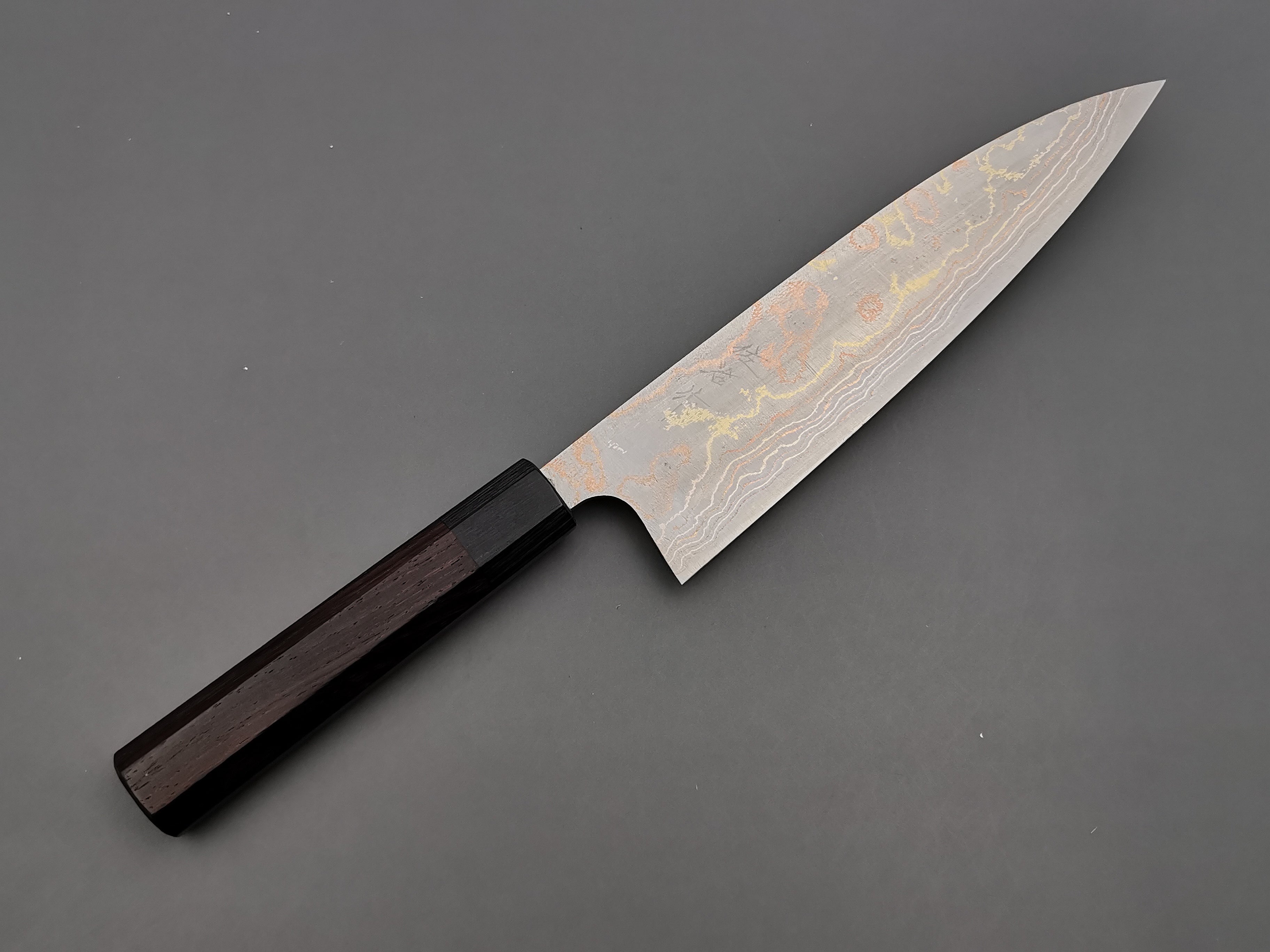 Takeshi Saji Rainbow Damascus Gyuto 210mm
