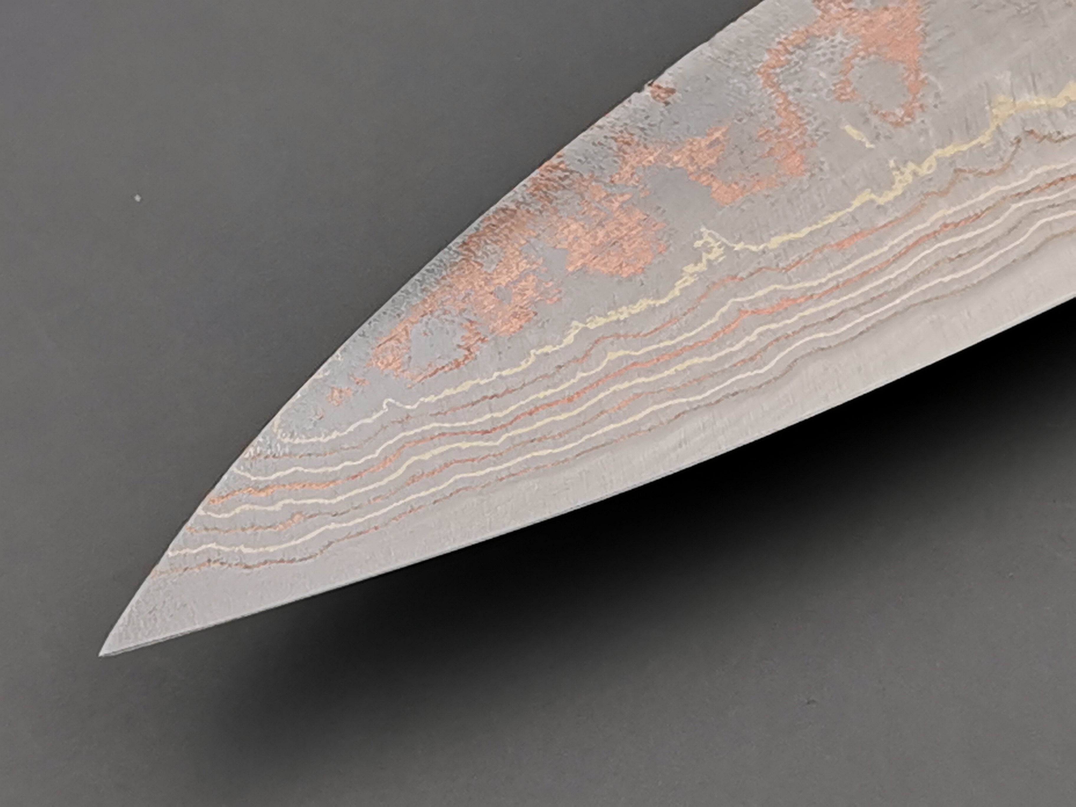 Takeshi Saji Rainbow Damascus Gyuto 210mm