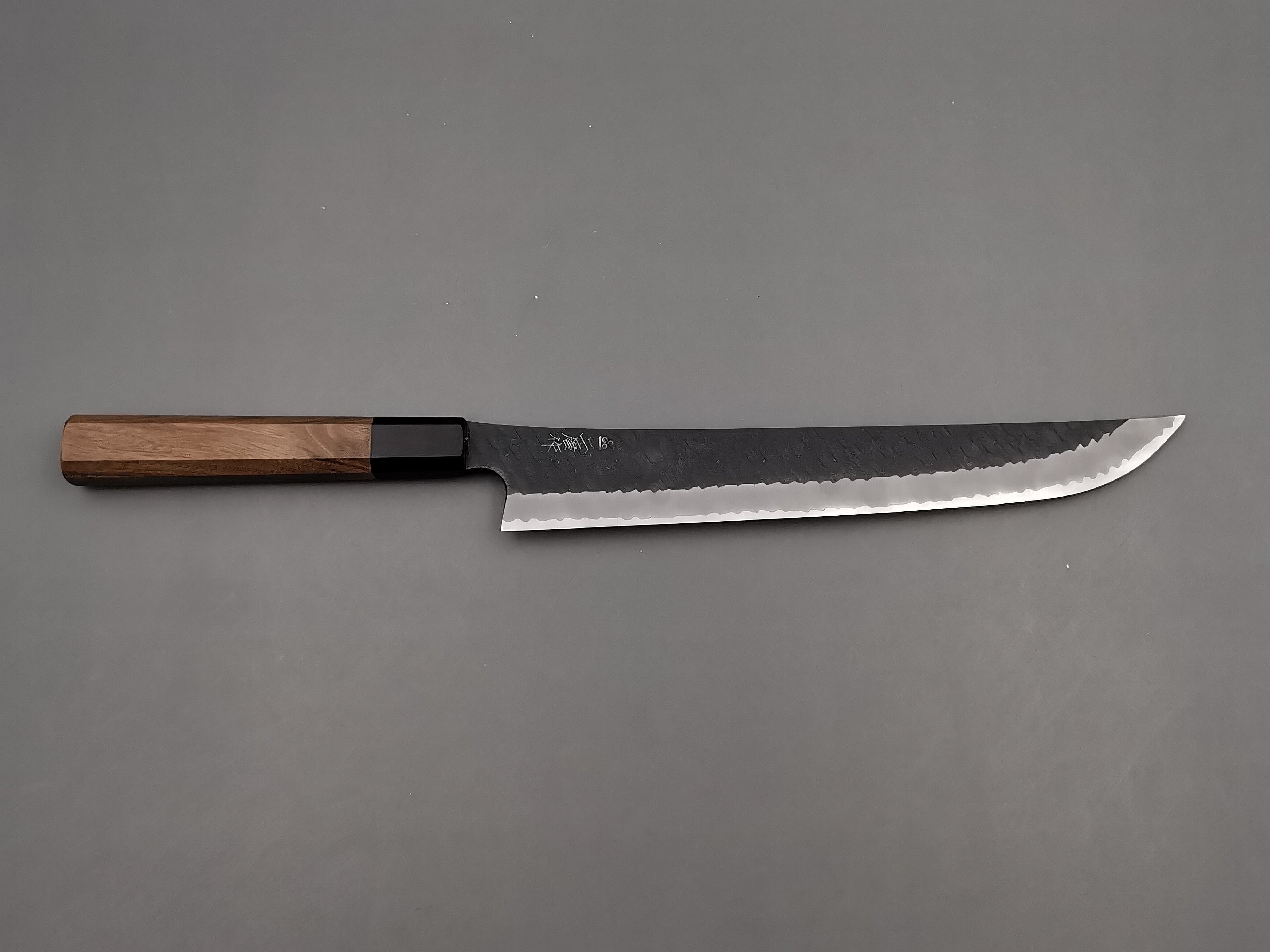 Nigara Hamono SG2 Kurouchi Tsuchime Sakimaru Sujihiki 270mm