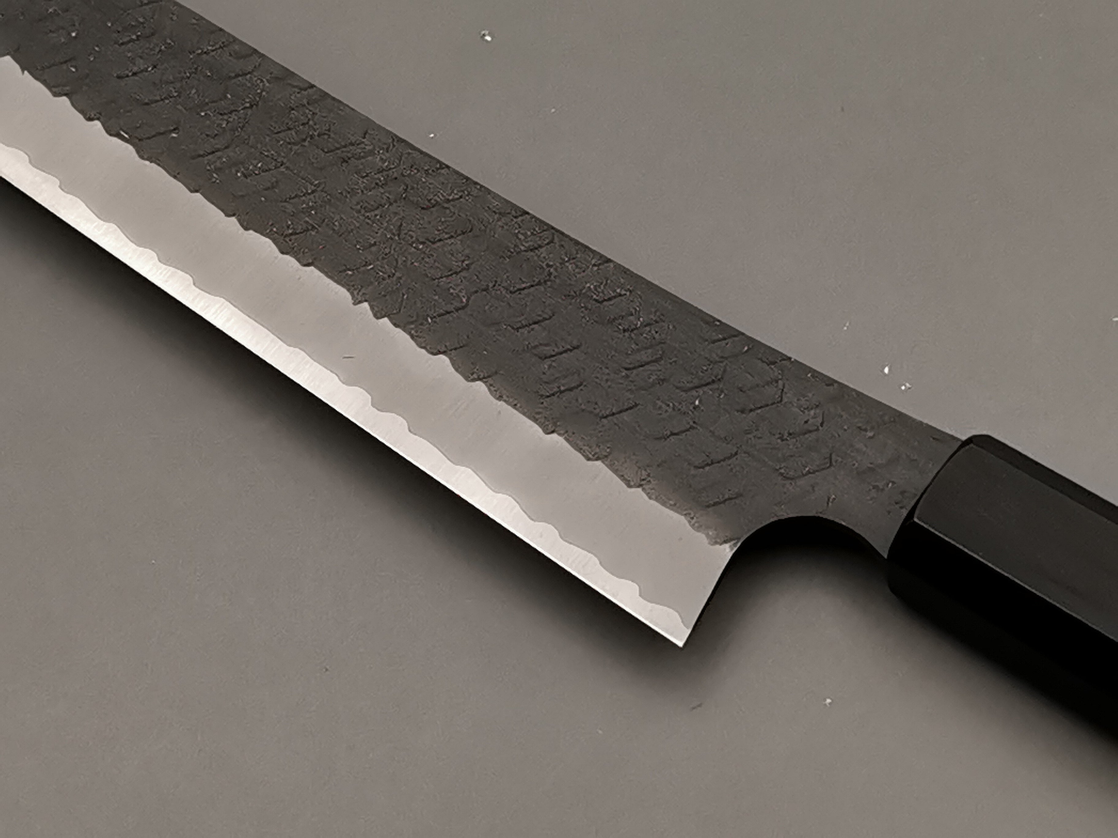 Nigara Hamono SG2 Kurouchi Tsuchime Sakimaru Sujihiki 270mm