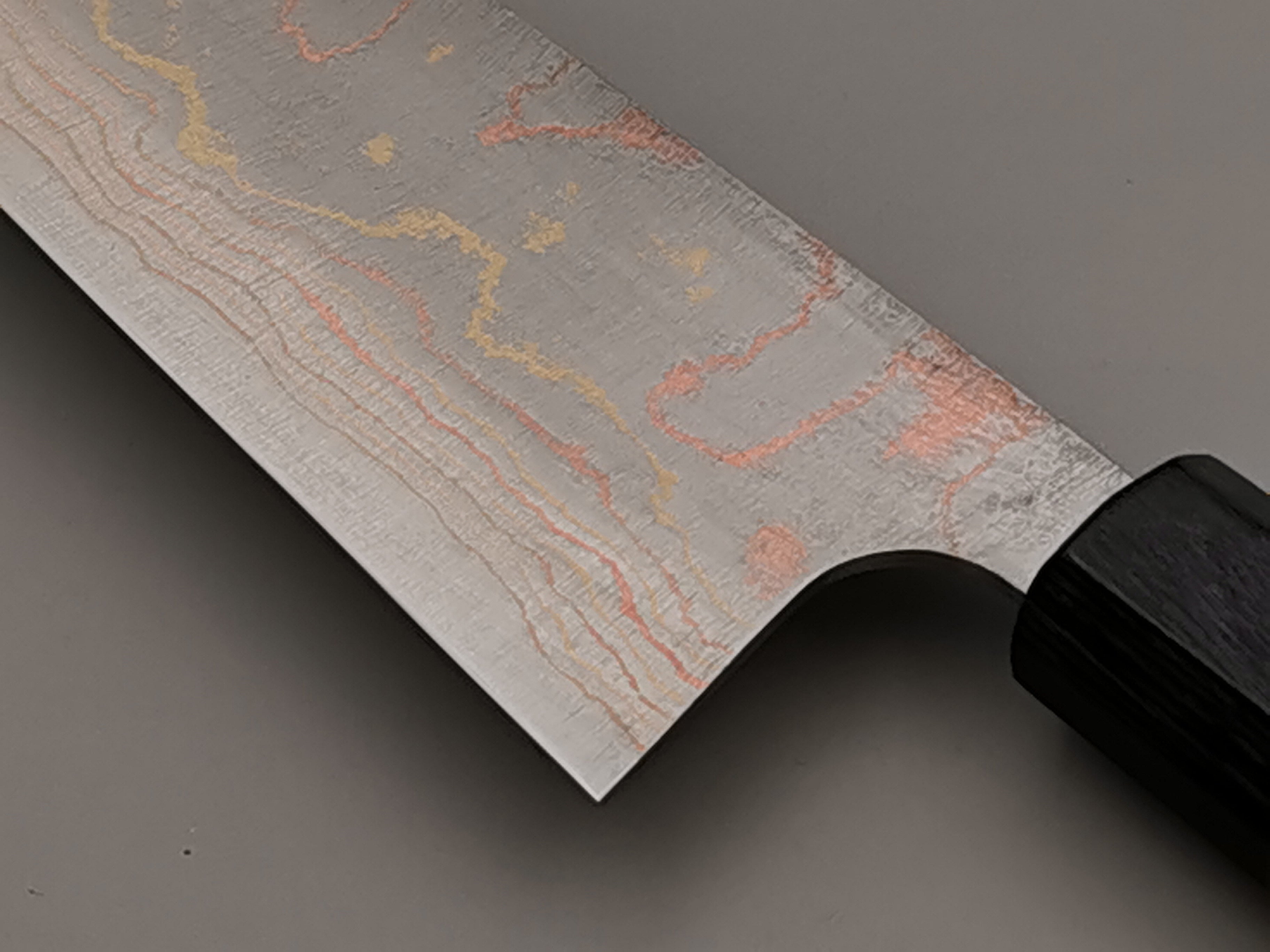 Takeshi Saji Rainbow Damascus Santoku