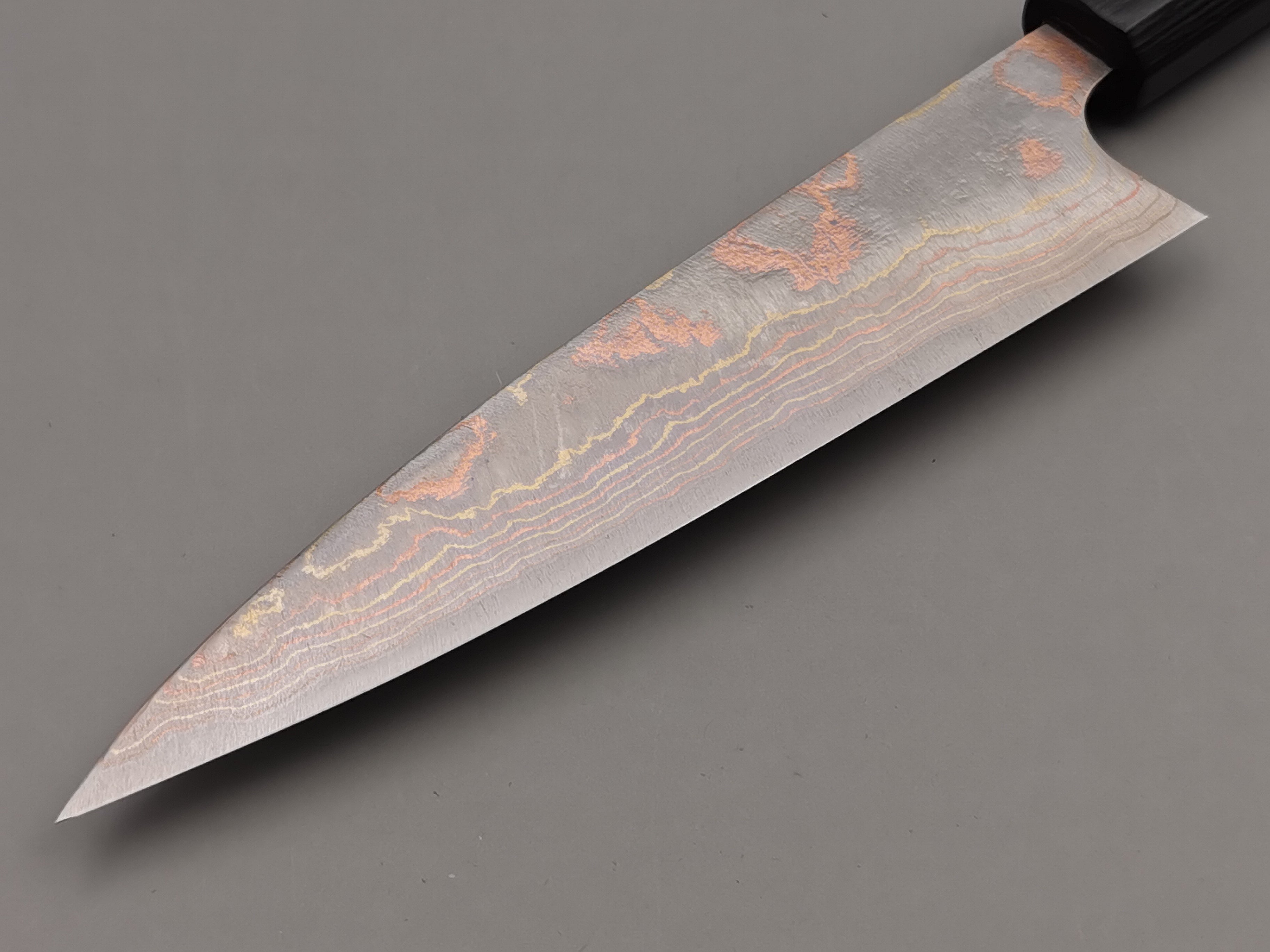 Takeshi Saji Rainbow Damascus Petty 150mm