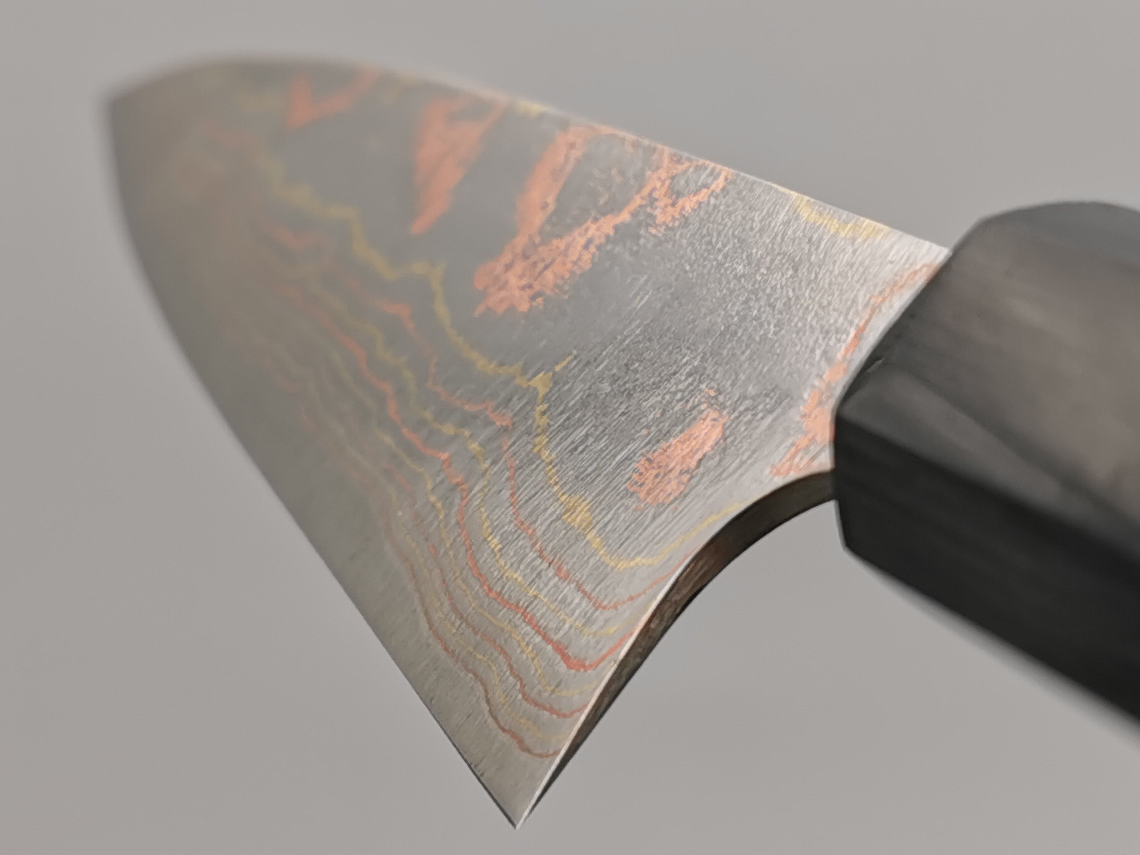 Takeshi Saji Rainbow Damascus Petty 150mm