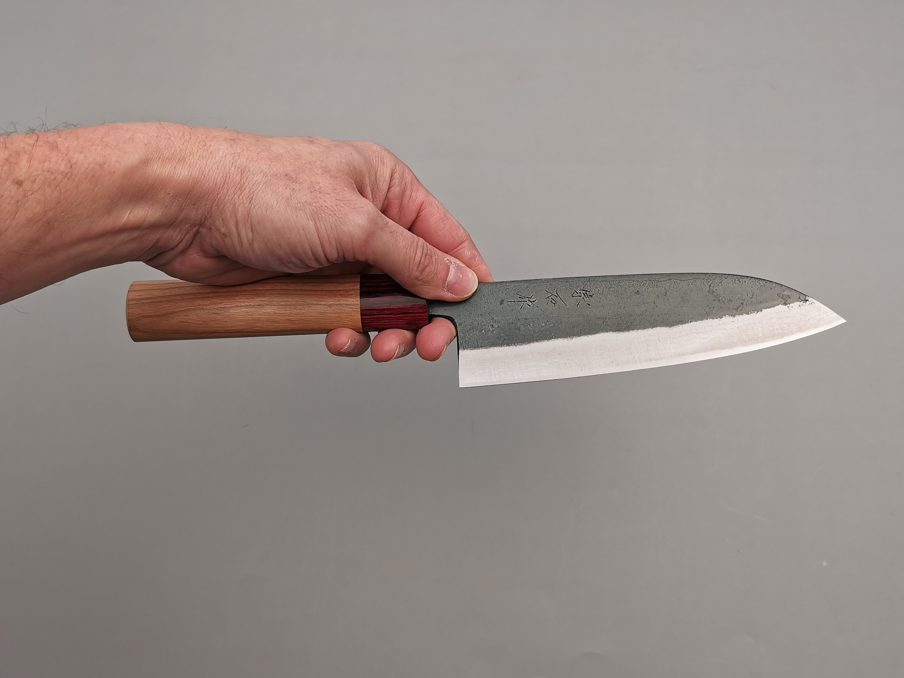 Muneishi Aogami Damascus Santoku