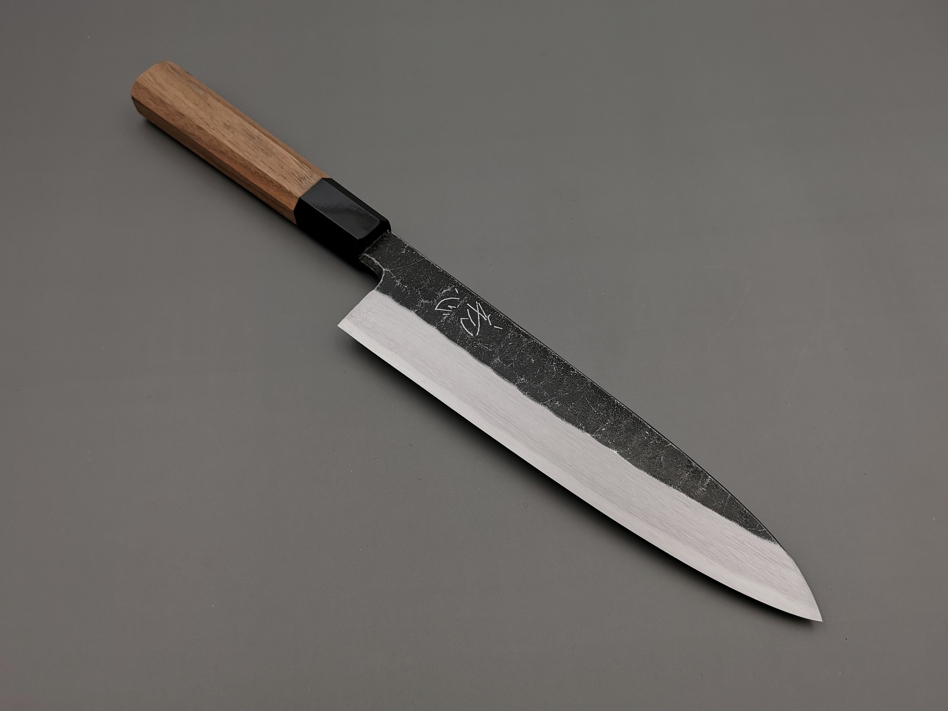 Hatsukokoro Blue#2 Kurouchi Single Bevel Gyuto 210mm