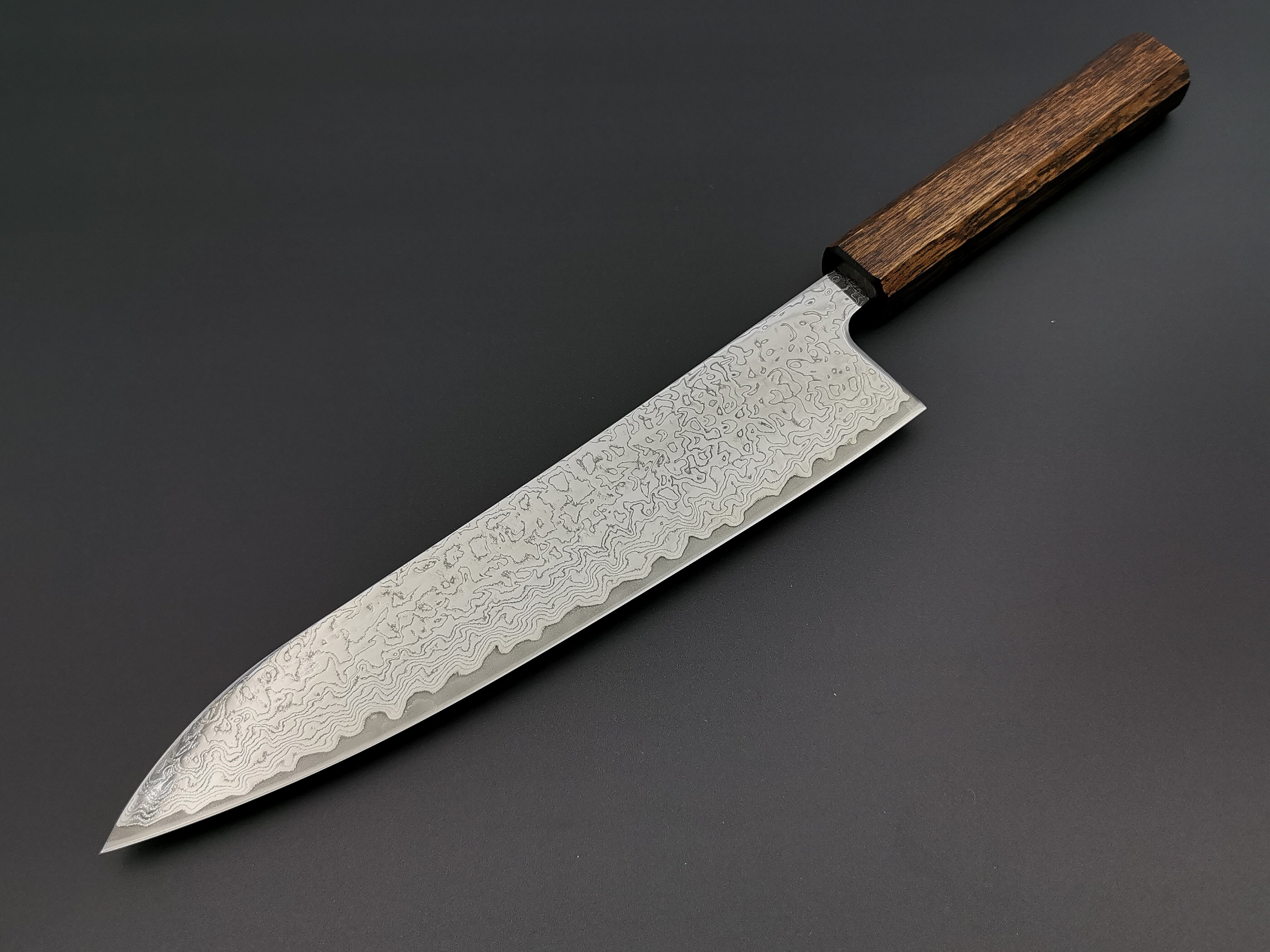 Tsunehisa VG10 Nickel Damascus Gyuto 210mm