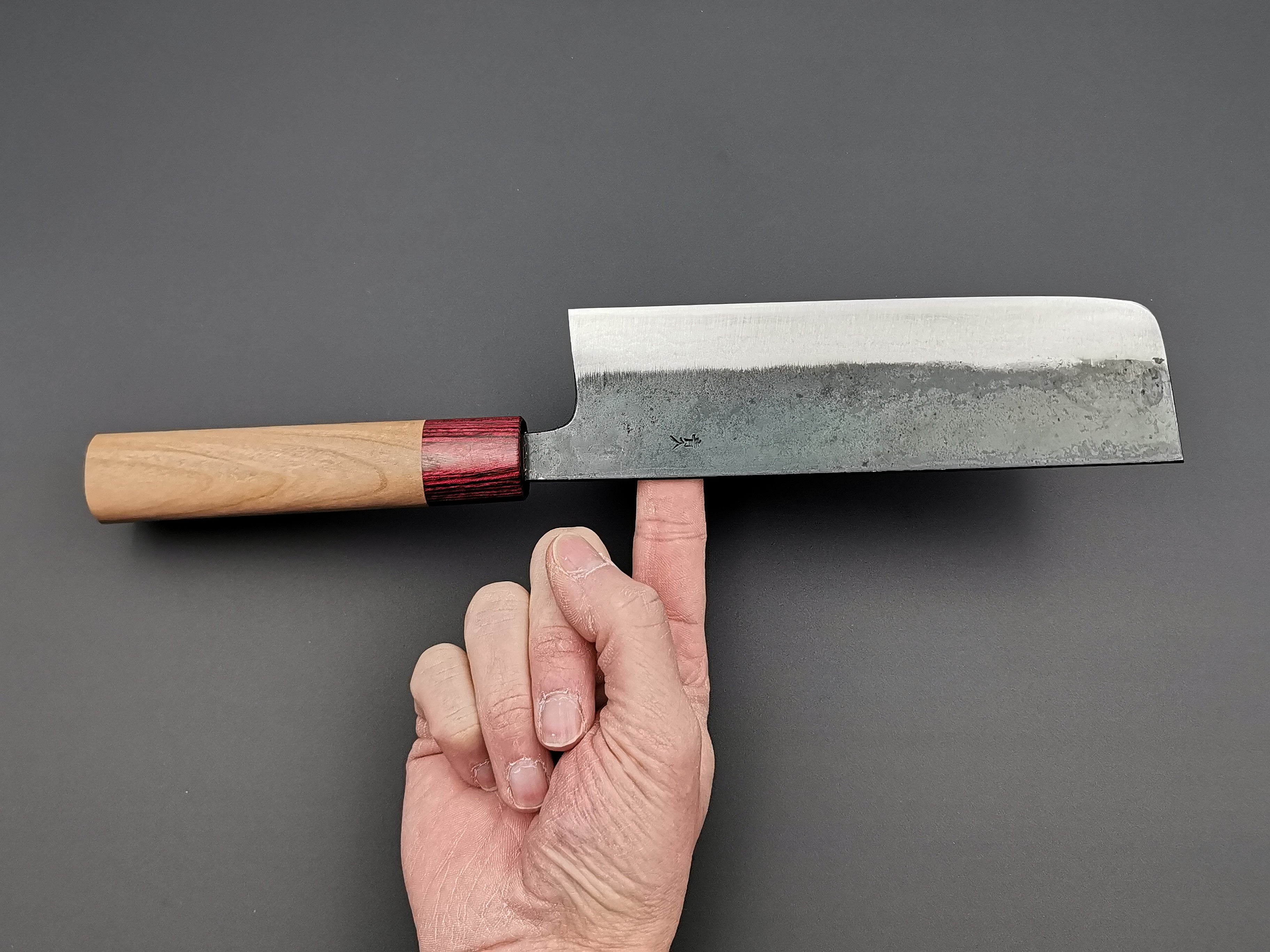 Muneishi Aogami Damascus Nakiri 165mm