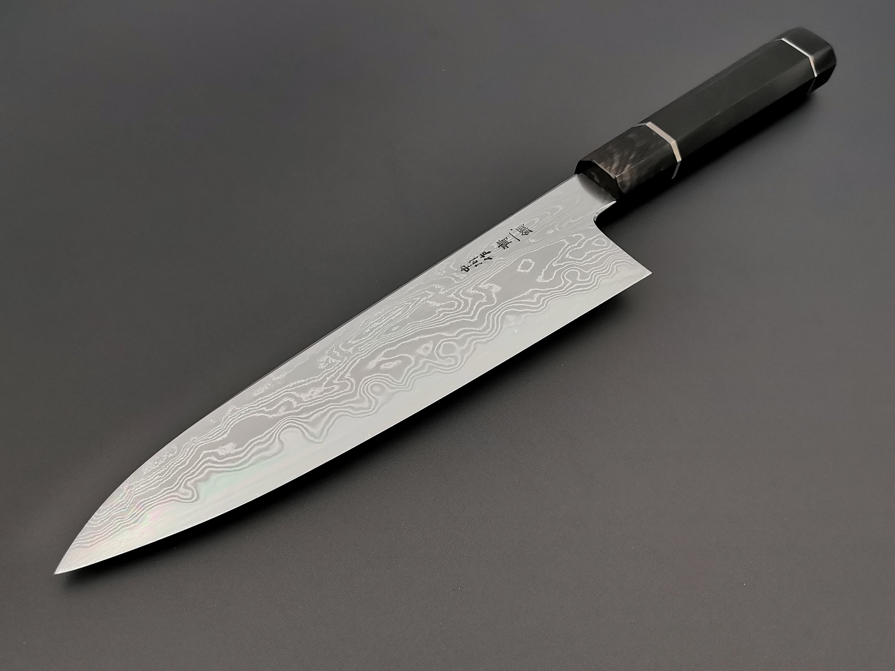 Satoshi Nakagawa X Myojin Naohito Blue #1 Damascus Gyuto 210mm