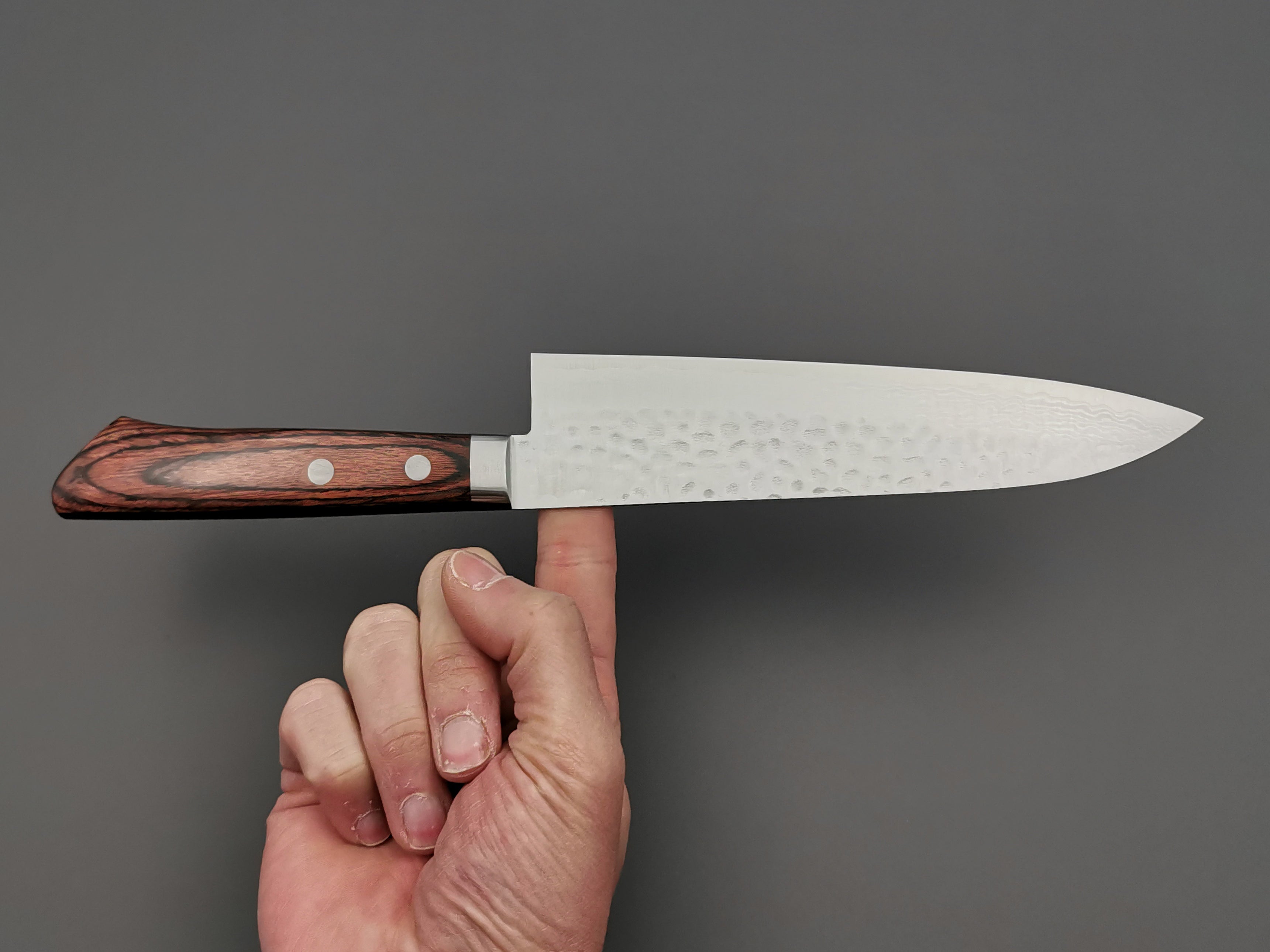 Masutani Hamono V10 Tsuchime Gyuto 180mm