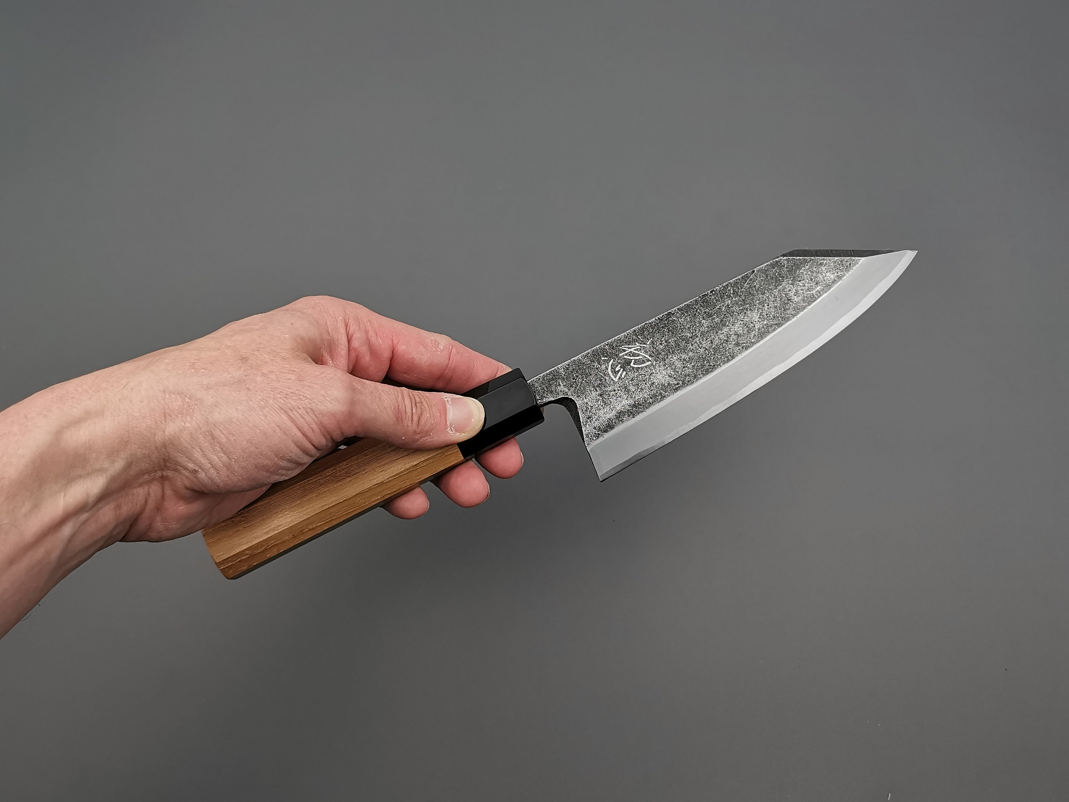 Hatsukokoro Blue #2 Kurouchi Single Bevel Kiritsuke Deba 150mm