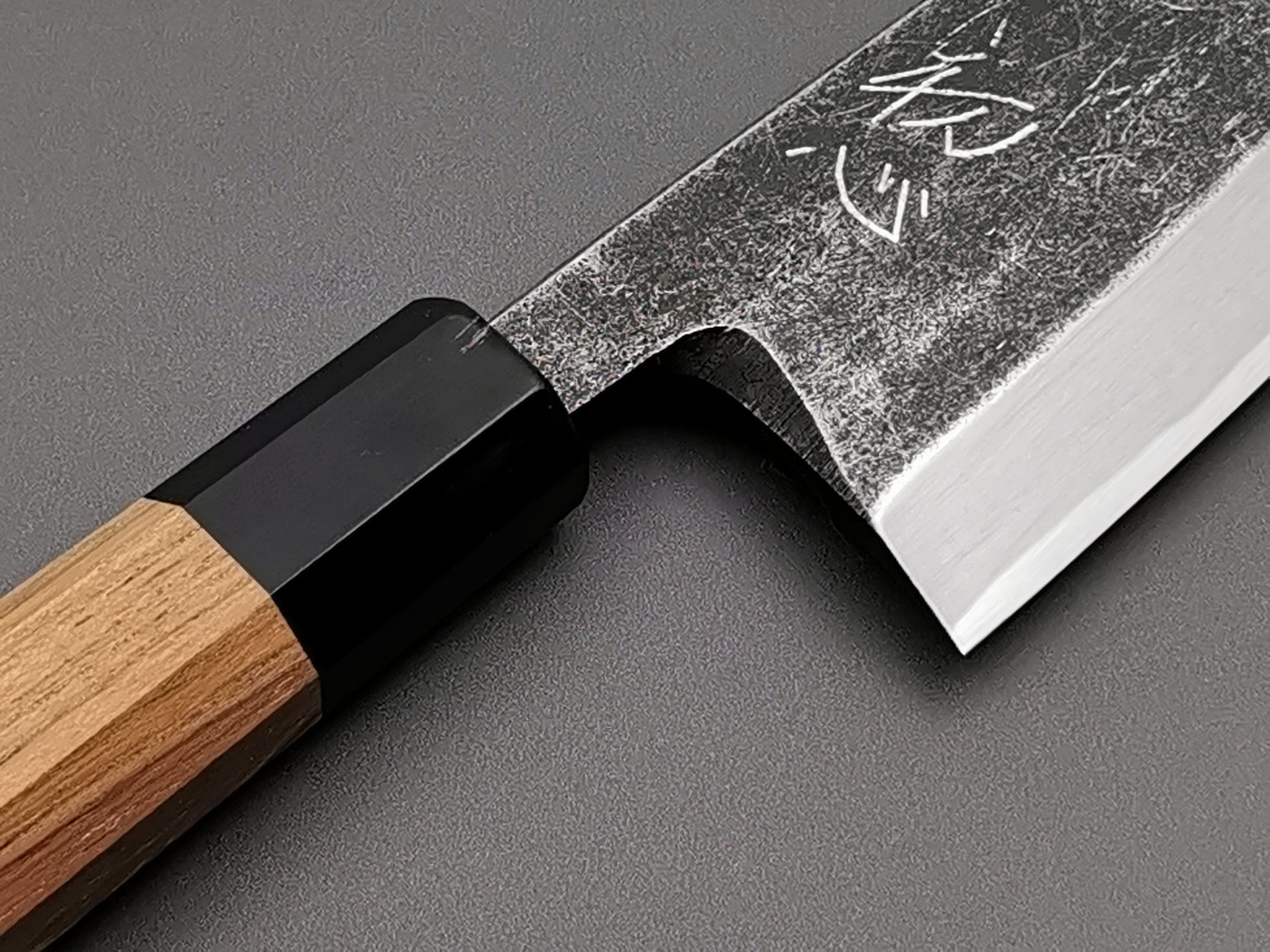Hatsukokoro Blue #2 Kurouchi Single Bevel Kiritsuke Deba 180mm