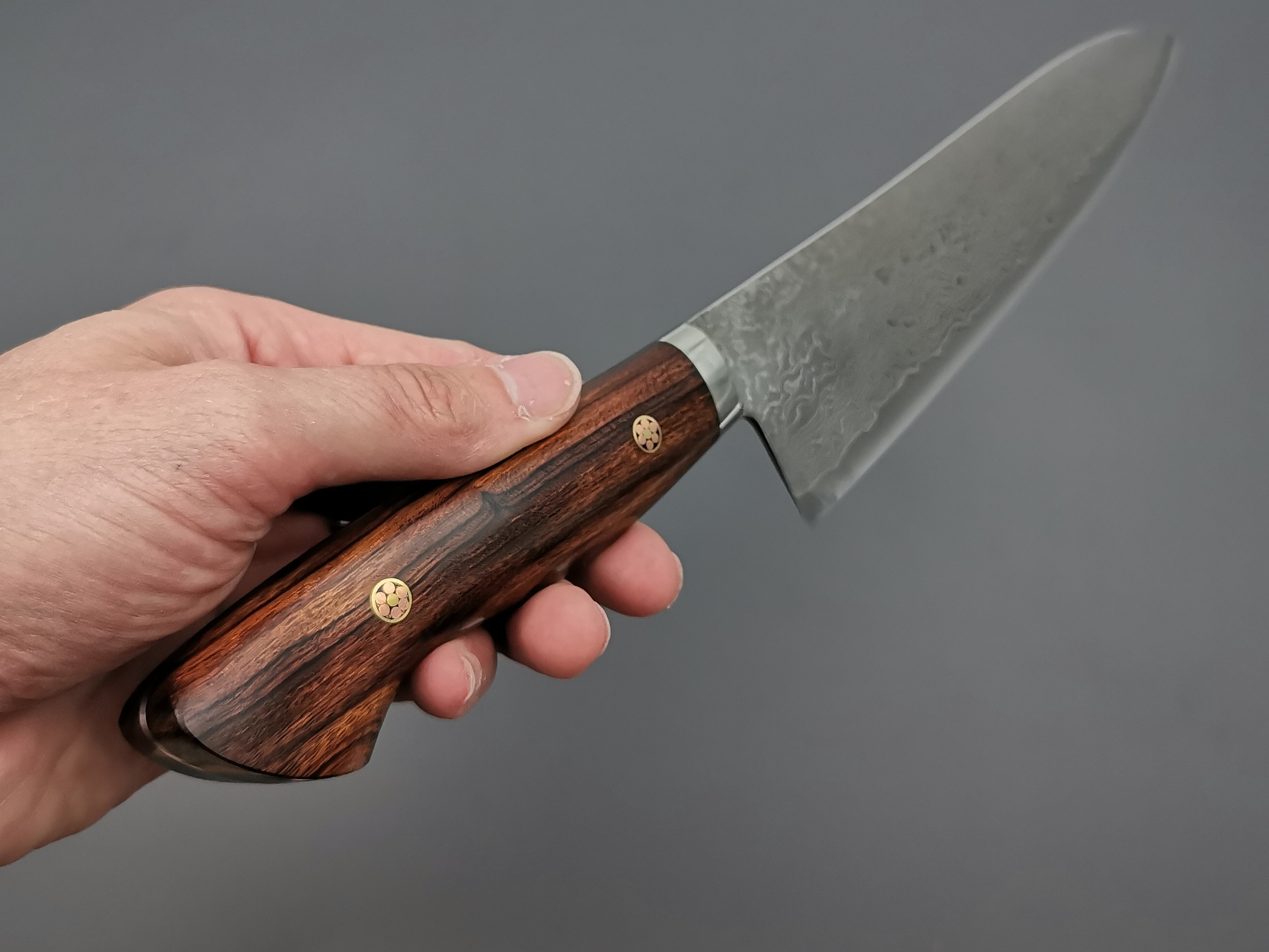 Shigeki Tanaka R2 Damascus Gyuto 240mm with Ironwood handle