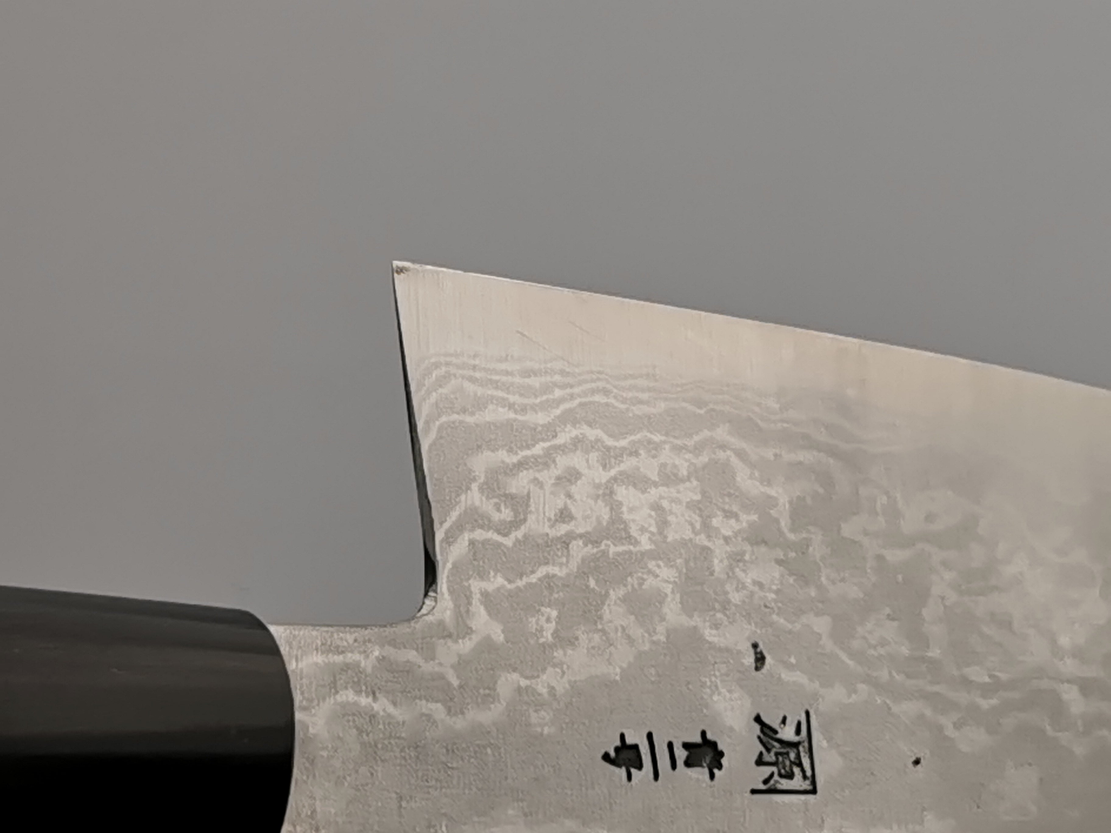 Shigeki Tanaka Blue #2 Damascus Santoku