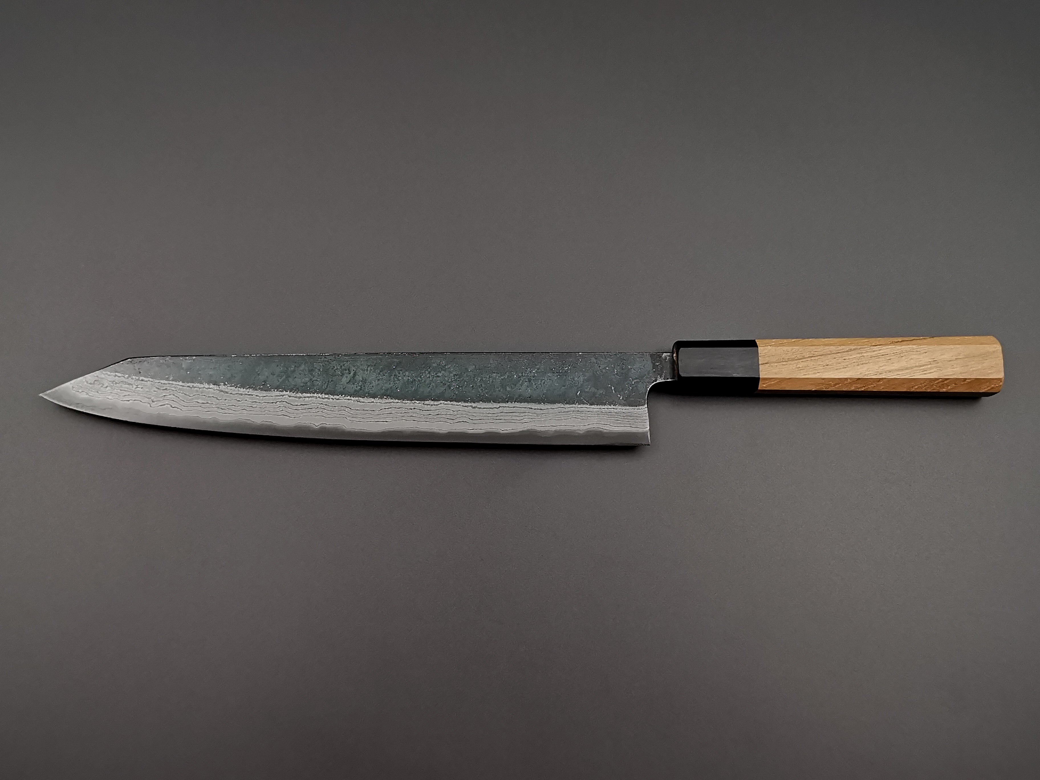 Hatsukokoro Kumokage Blue #2 Kiritsuke Sujihiki 250mm