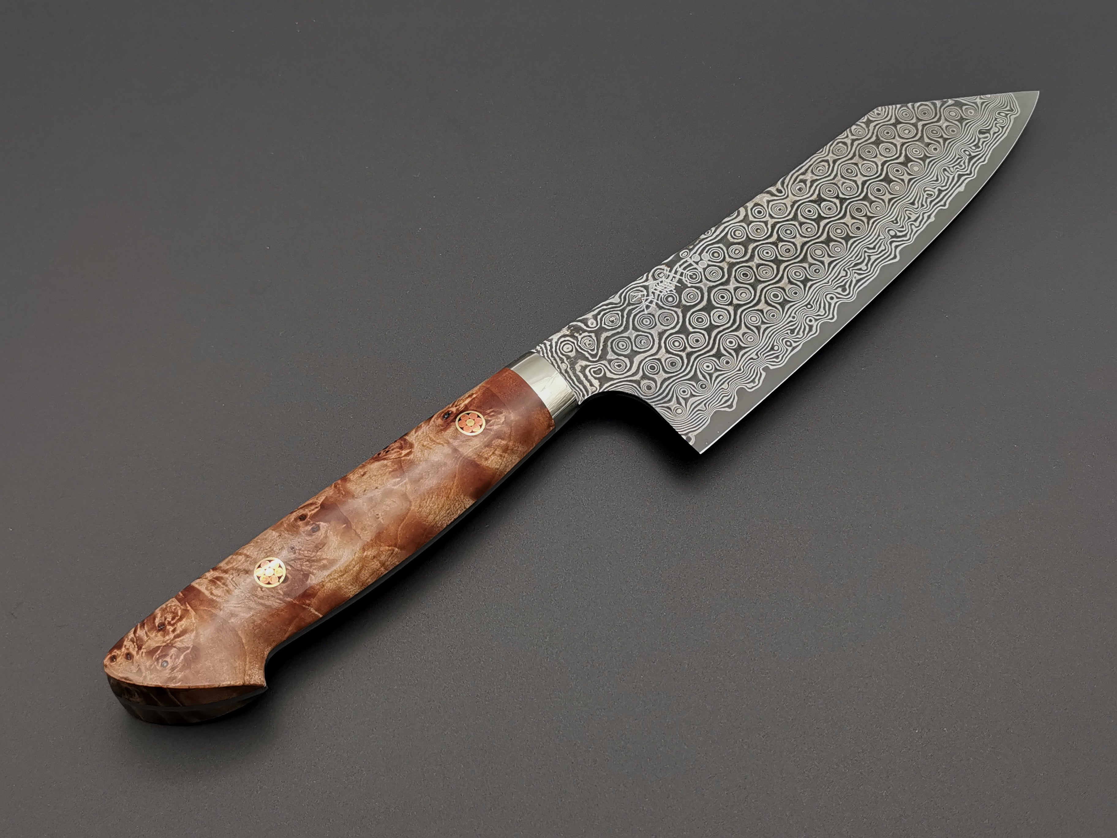 Nigara Hamono SG2 Damascus Bunka with maplewood handle
