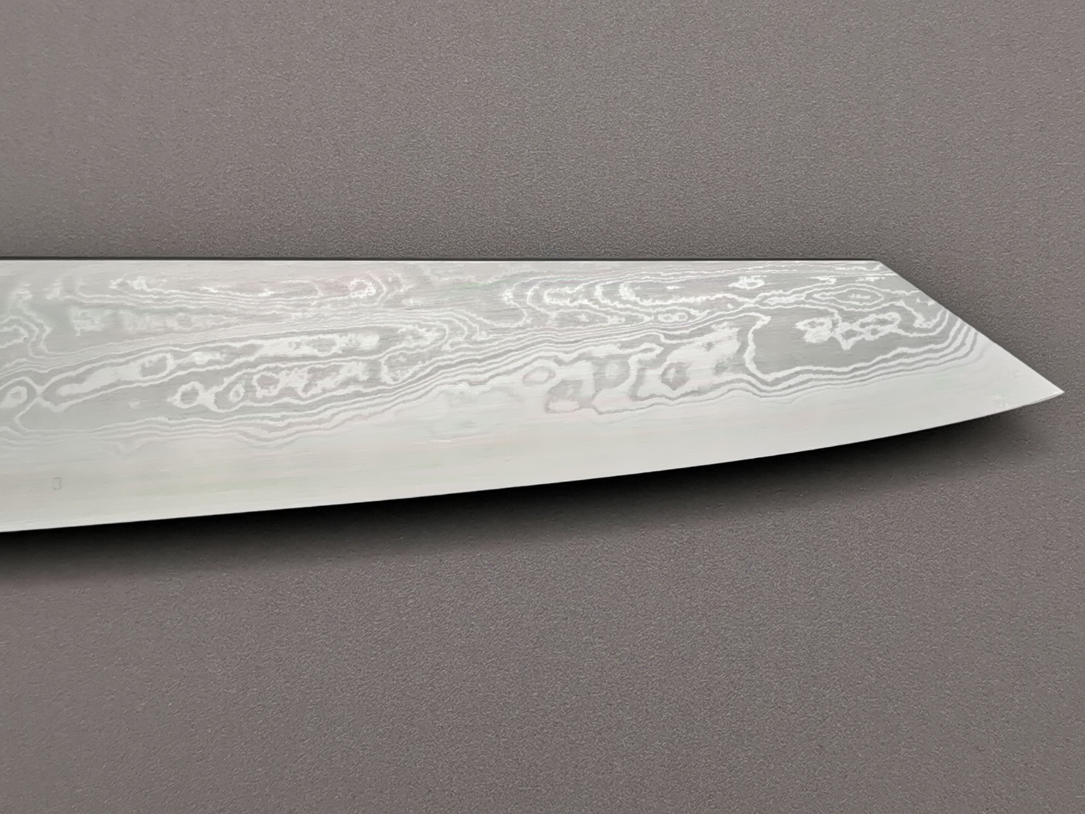 Satoshi Nakagawa X Myojin Naohito Blue #1 Damascus Kiritsuke Gyuto 210mm
