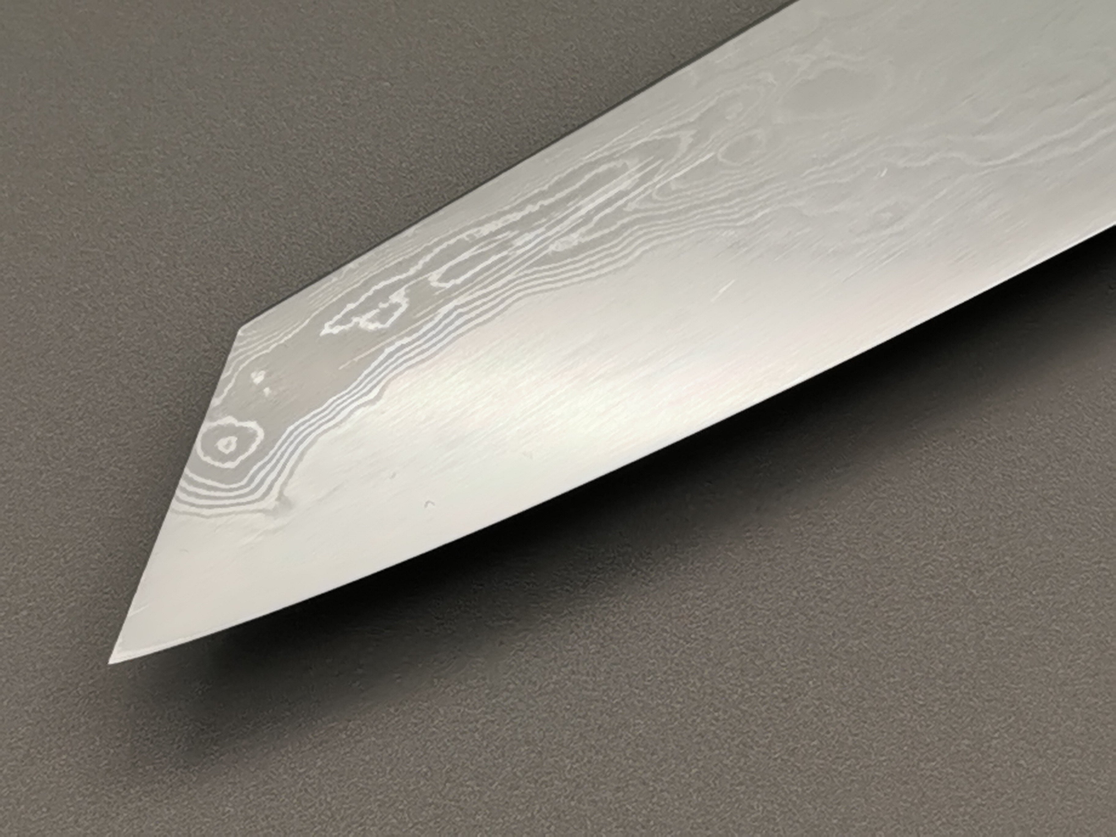 Satoshi Nakagawa X Myojin Naohito Blue #1 Damascus Kiritsuke Gyuto 210mm