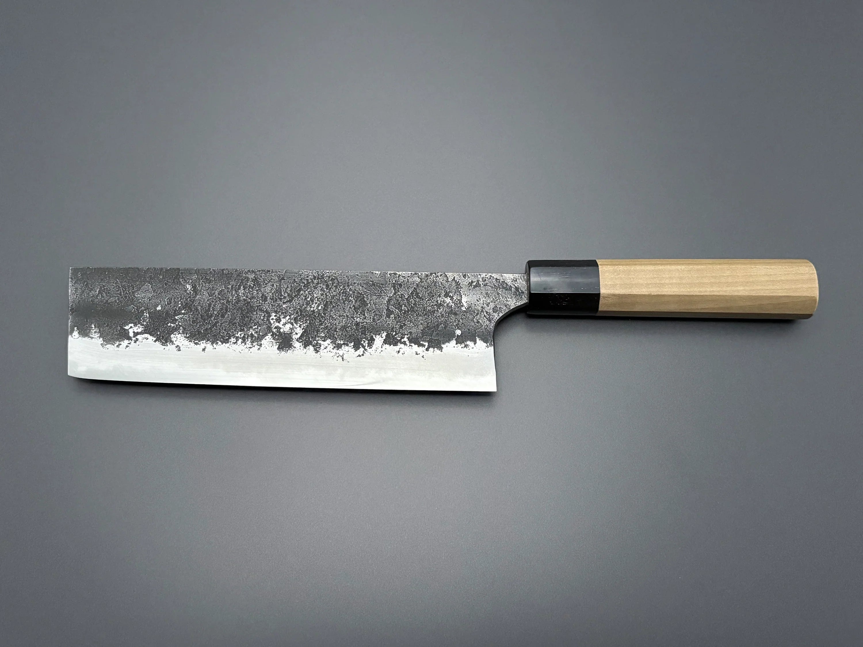 Kurouchi finish Japanese knives
