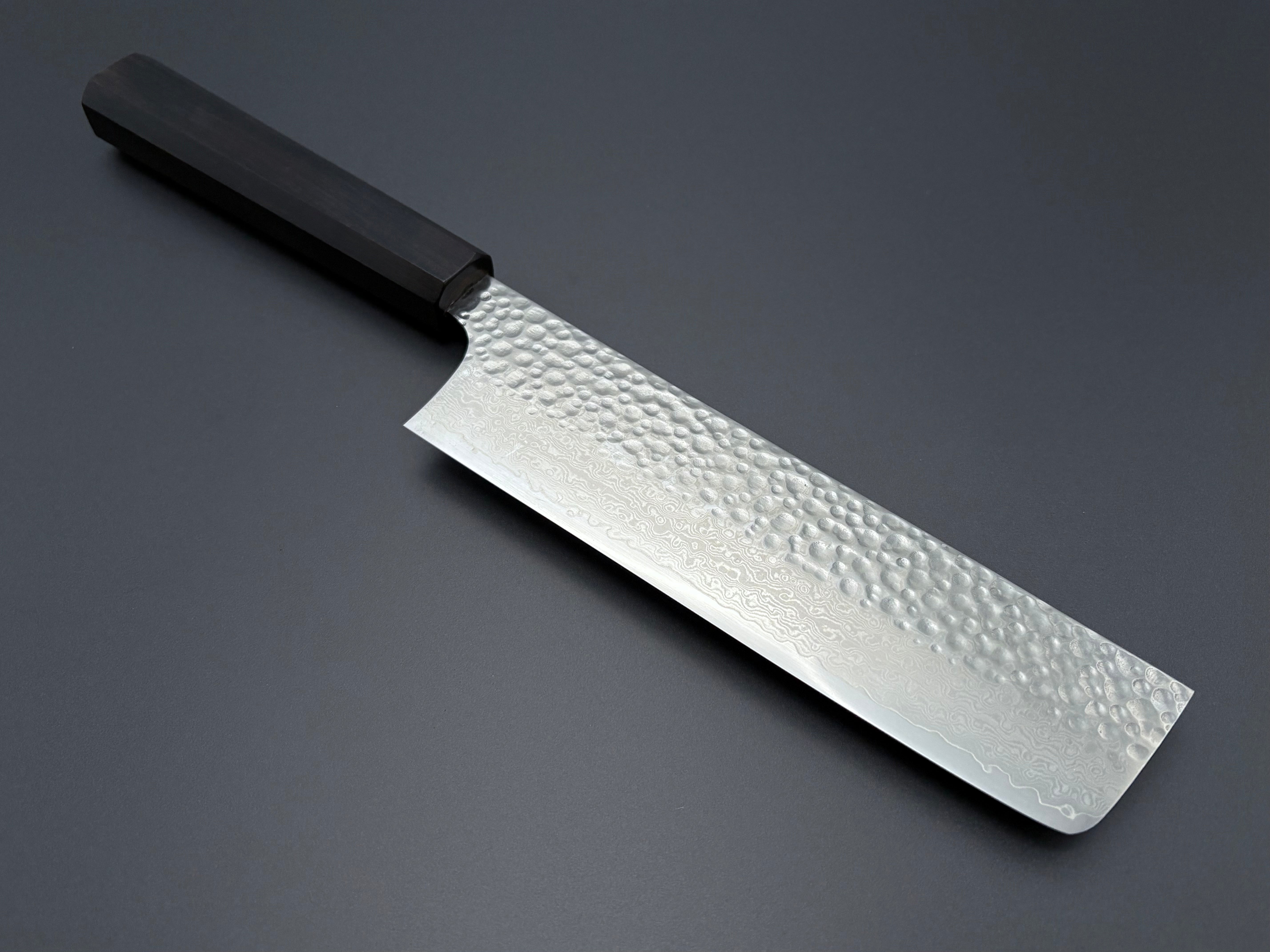 Hatsukokoro VG10 Damascus Tsuchime Nakiri