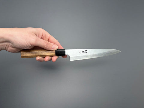 Satoshi Nakagawa Blue #1 Damascus Petty 150mm