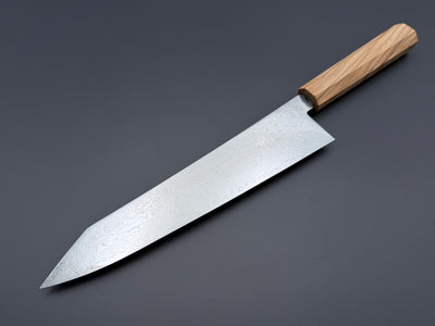 Hatsukokoro Ryuhyo SG2 Mirror Damascus Kiritsuke Gyuto 240mm