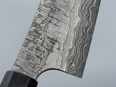 Hatsukokoro Coreless Blue #2 / White #2 Damascus Gyuto 210mm