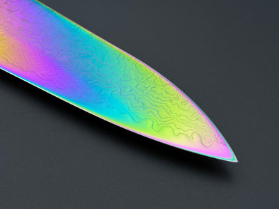 Hatsukokoro Ryuhyo SG2 Rainbow Damascus Gyuto 210mm