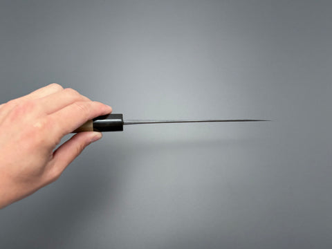 Naoki Mazaki White #2 Kurouchi Nashiji Santoku