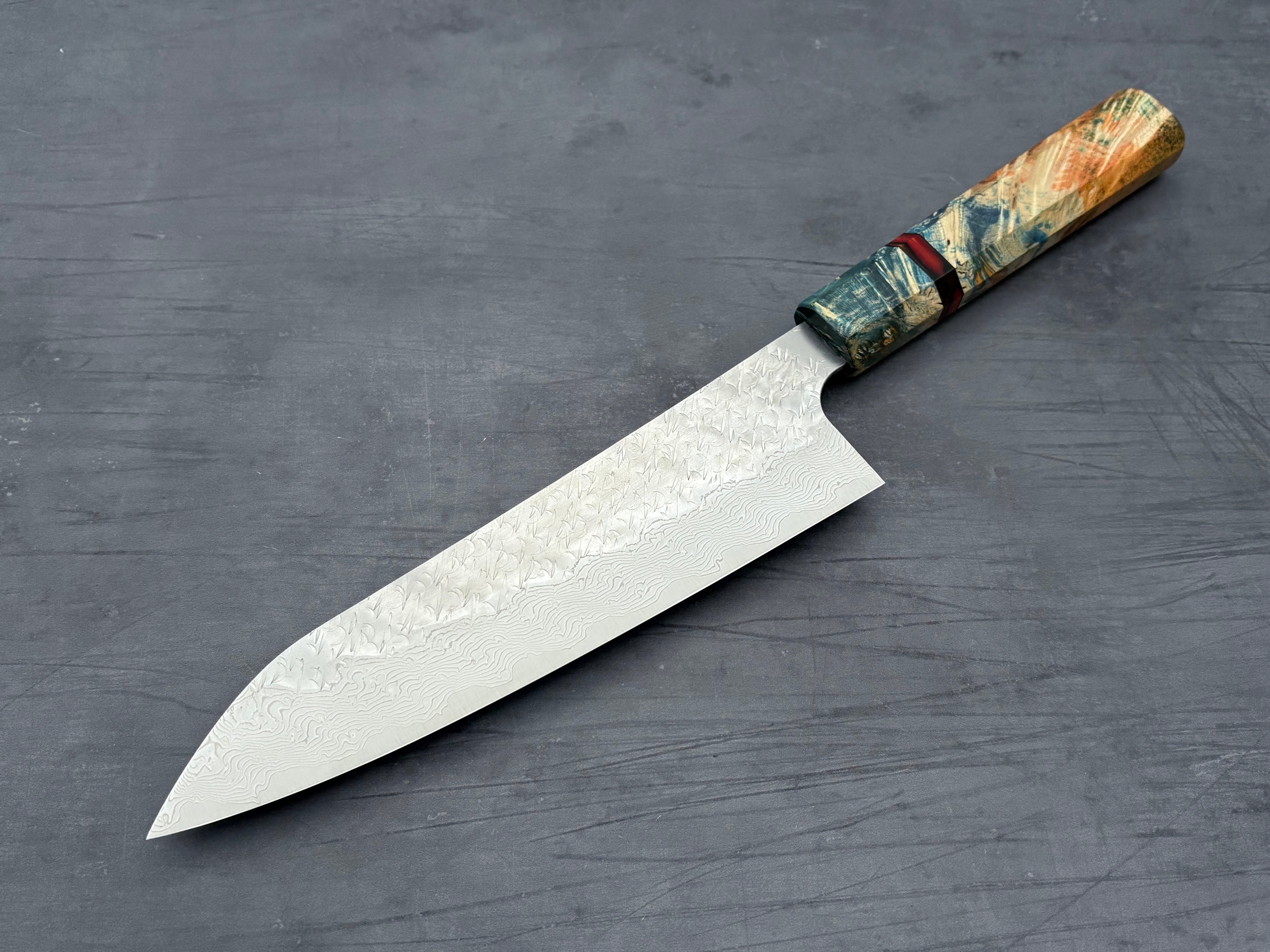 Nigara Hamono SG STRIX Damascus Gyuto 210mm x Letshandlethis