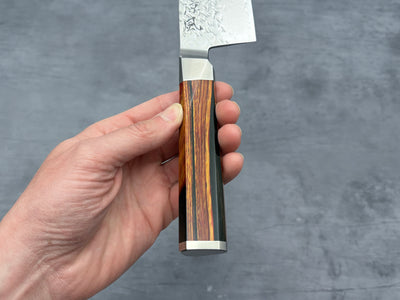 Ono Knife - Suzukaze SG2 Damascus Santoku