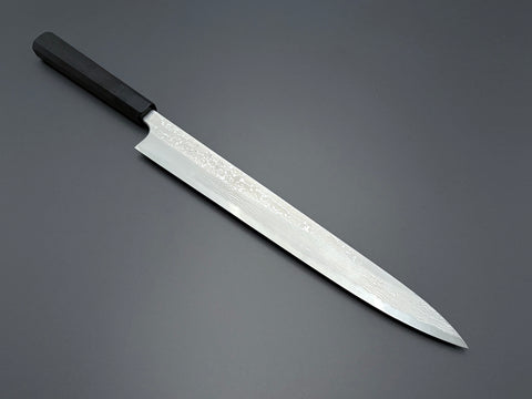 Yauji Yoshihiro Blue #2 Damascus Yanagiba 330mm