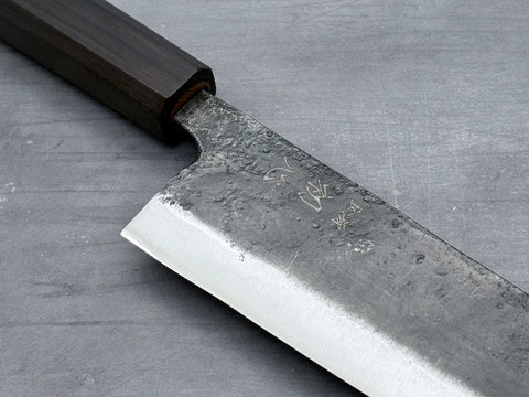 Hatsukokoro Kurogane Blue #2 Kiritsuke Gyuto 210mm