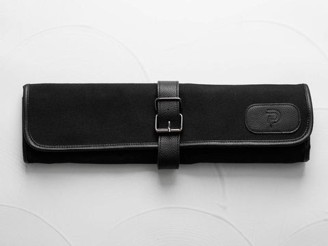 Porter 7 Pocket Waxed Canvas Leather Trim Knife Roll