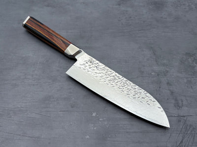 Ono Knife - Suzukaze SG2 Damascus Santoku