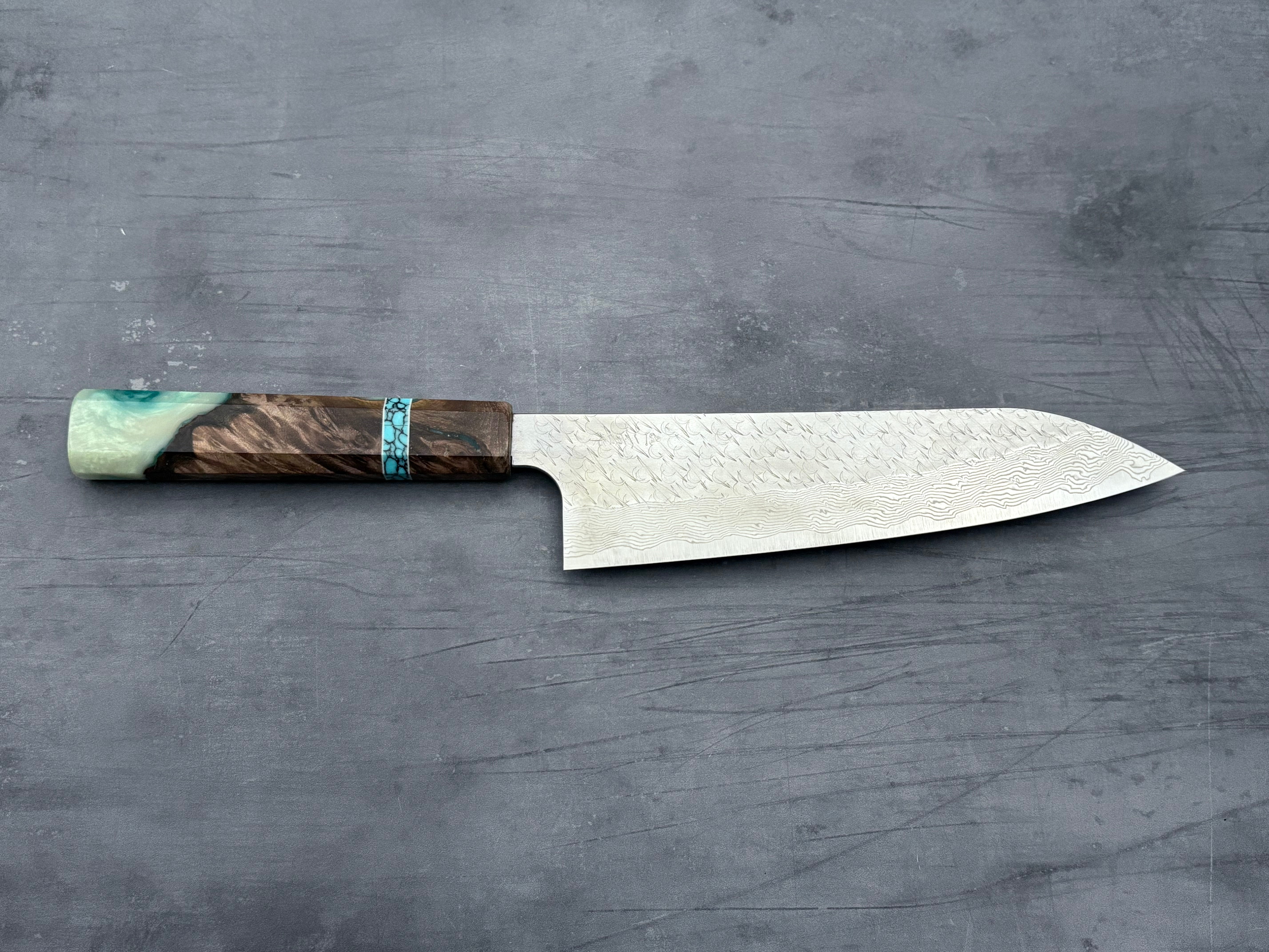 Nigara Hamono SG STRIX Damascus Gyuto 210mm x Letshandlethis