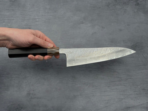 Masuda Yoshihide White #1 Twisted Damascus Gyuto 240mm