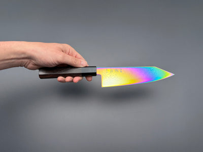 Hatsukokoro Ryuhyo SG2 Rainbow Damascus Bunka