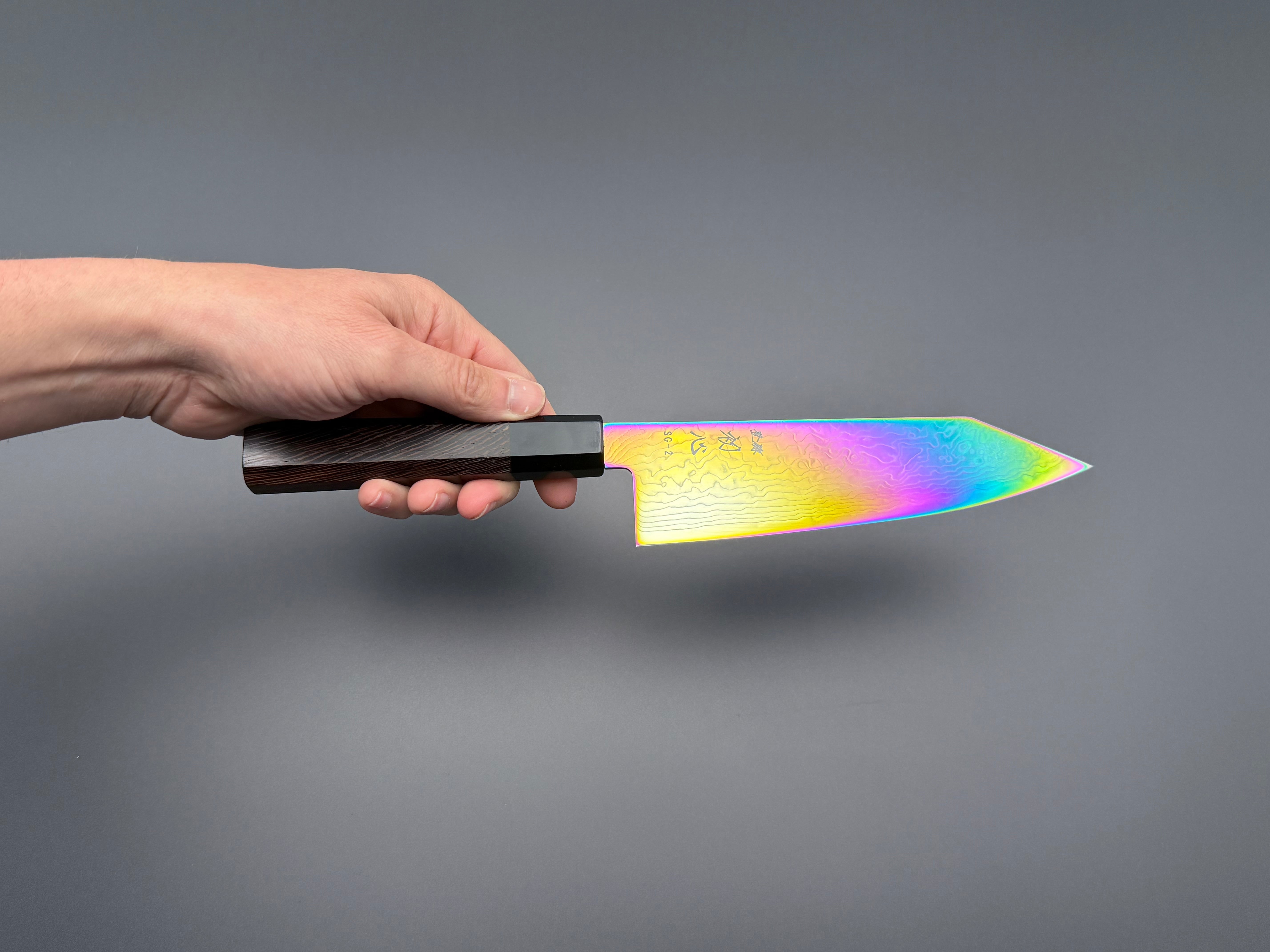 Hatsukokoro Ryuhyo SG2 Rainbow Damascus Bunka