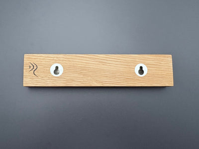 Handmade Oak & Rainbow Cork Magnetic Knife Rack