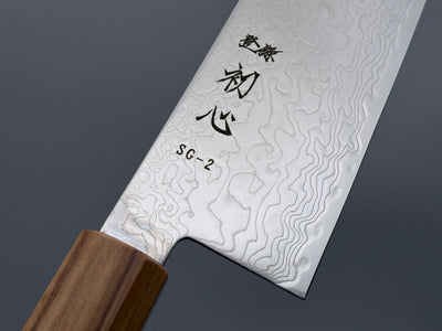 Hatsukokoro Ryuhyo SG2 Mirror Damascus Gyuto 240mm