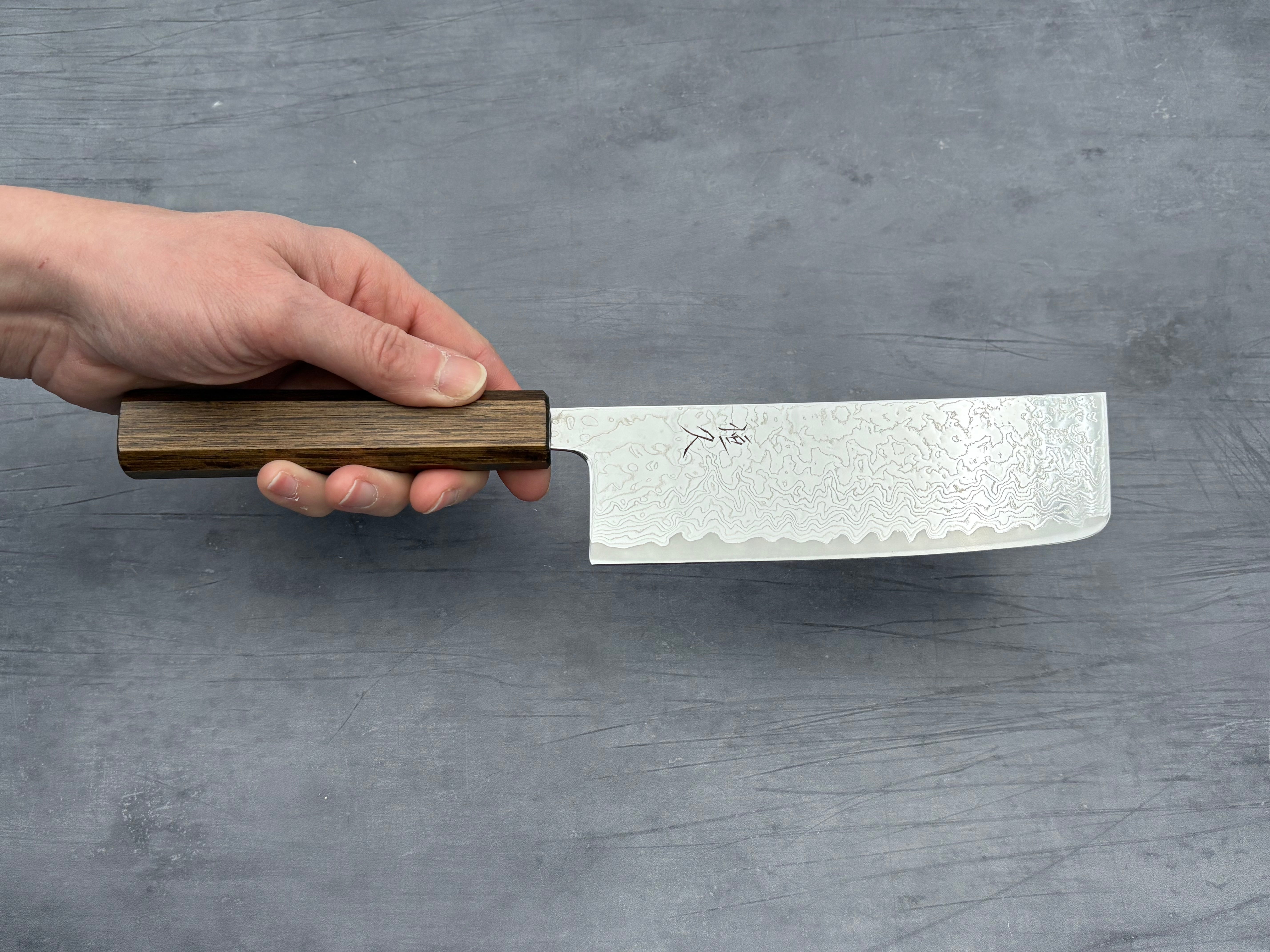 Tsunehisa VG10 Nickel Damascus Nakiri