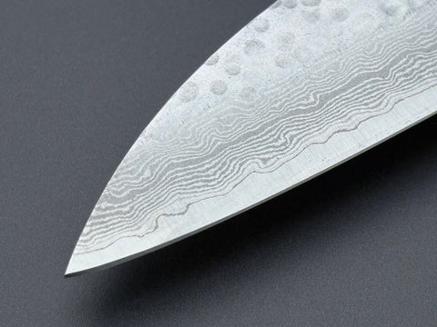 Makoto Kurosaki VG7 Damascus Tsuchime Petty 135mm